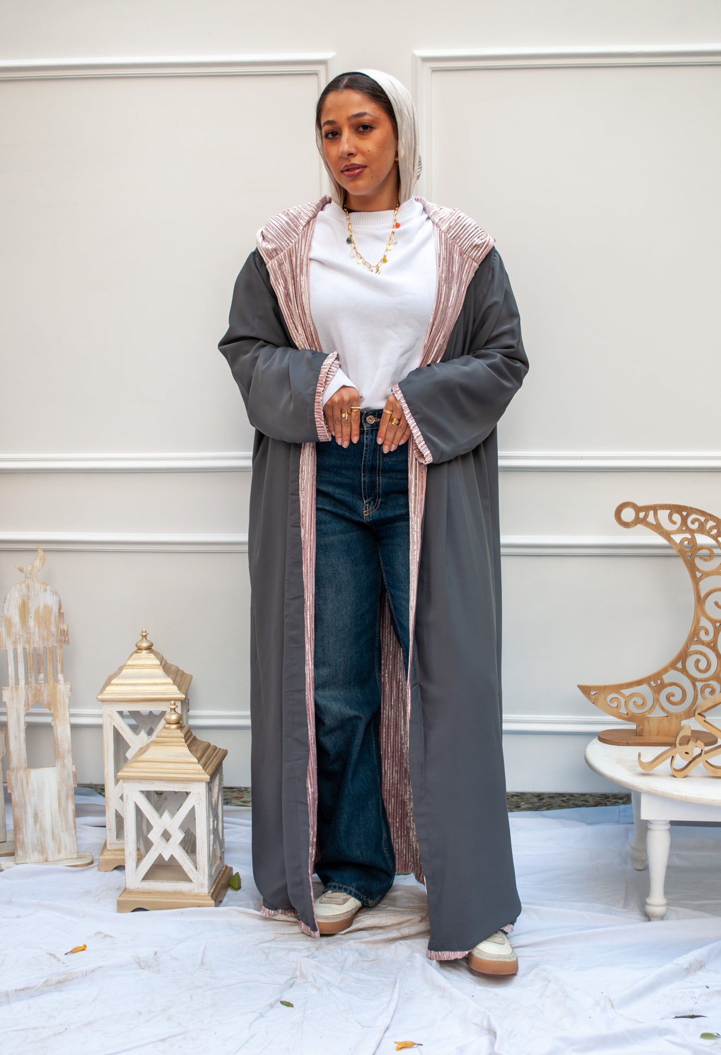 Double face Velvet kaftan (Kashmir)