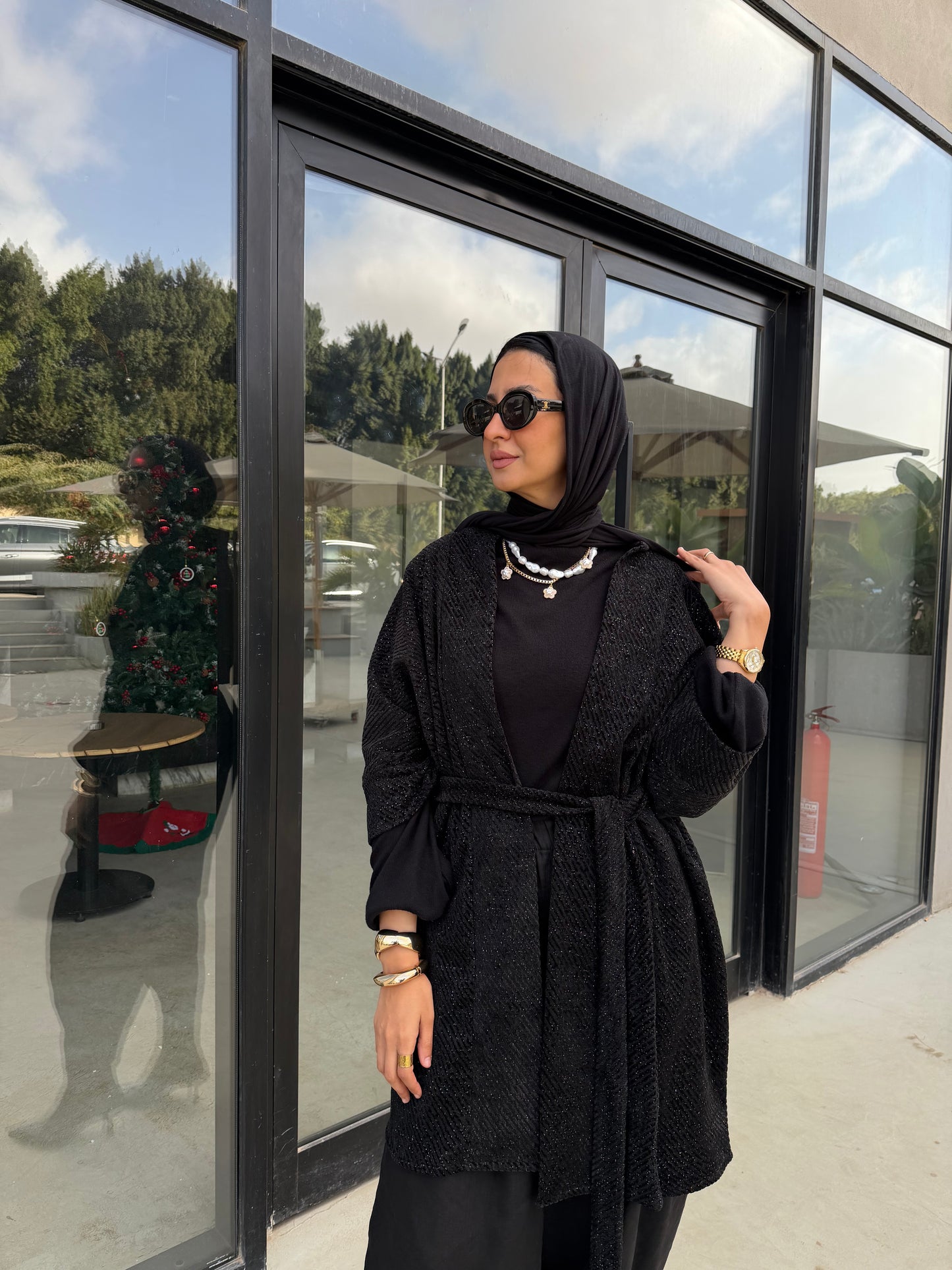 Velvet Cardigan (Black)