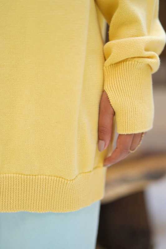 Essential knit top - Yellow
