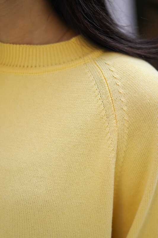 Essential knit top - Yellow
