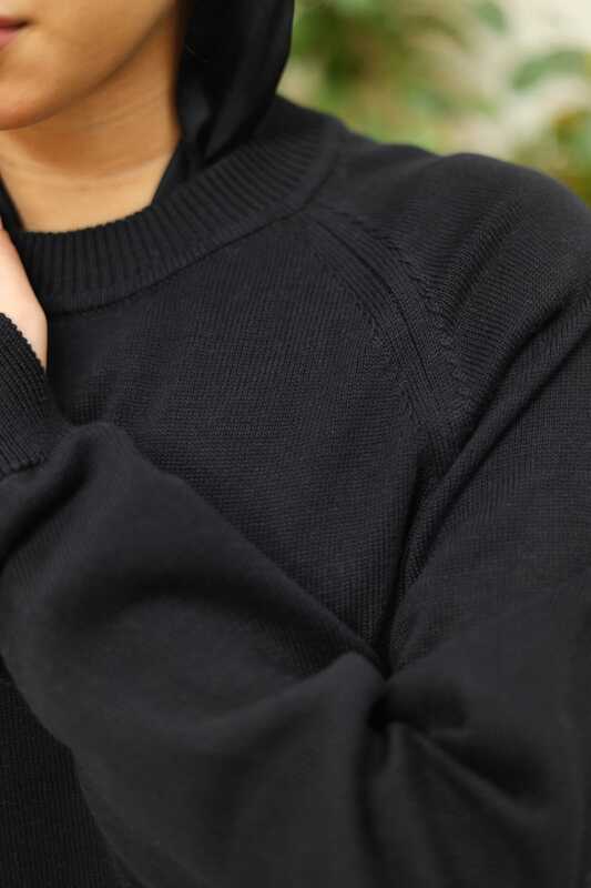 Essential knit top - Black