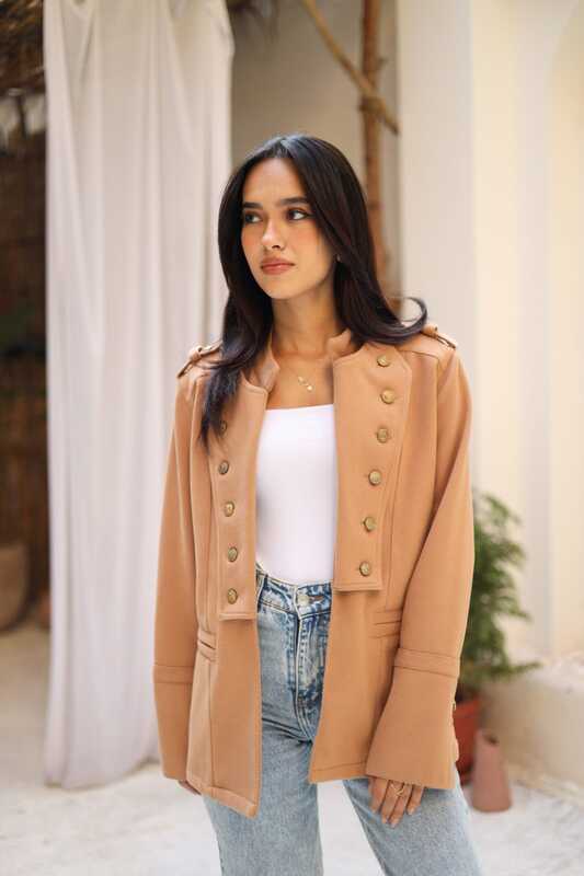 Soldier Jacket - Camel