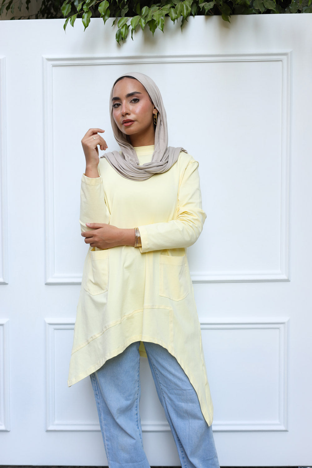 Cotton T-shirt light Yellow