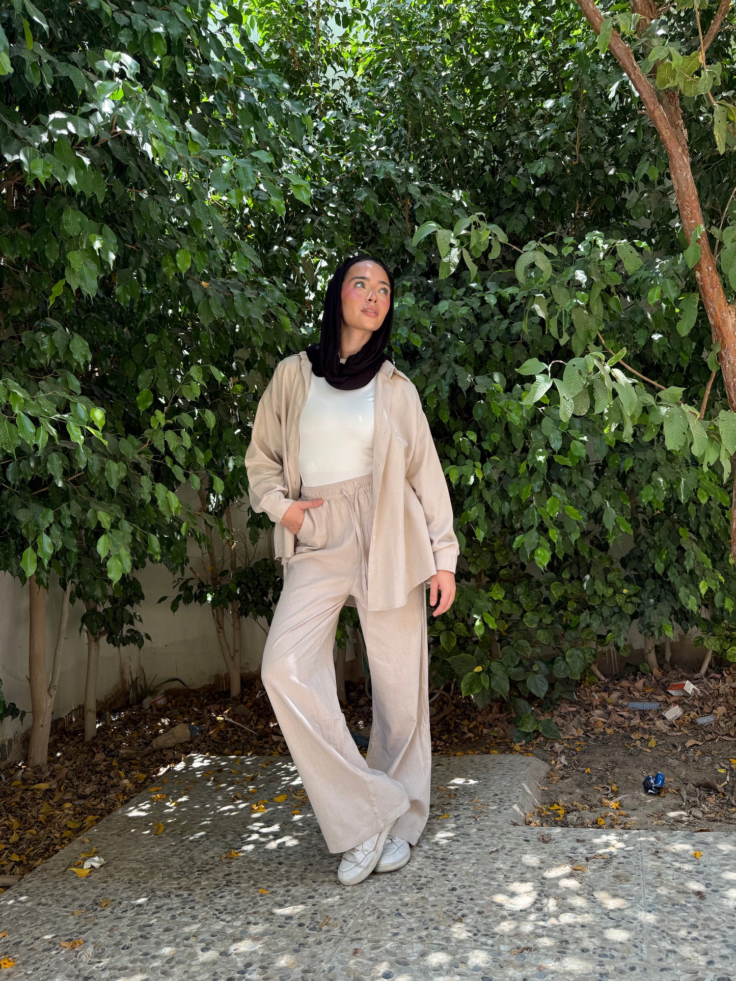 Essential linen Set - Beige