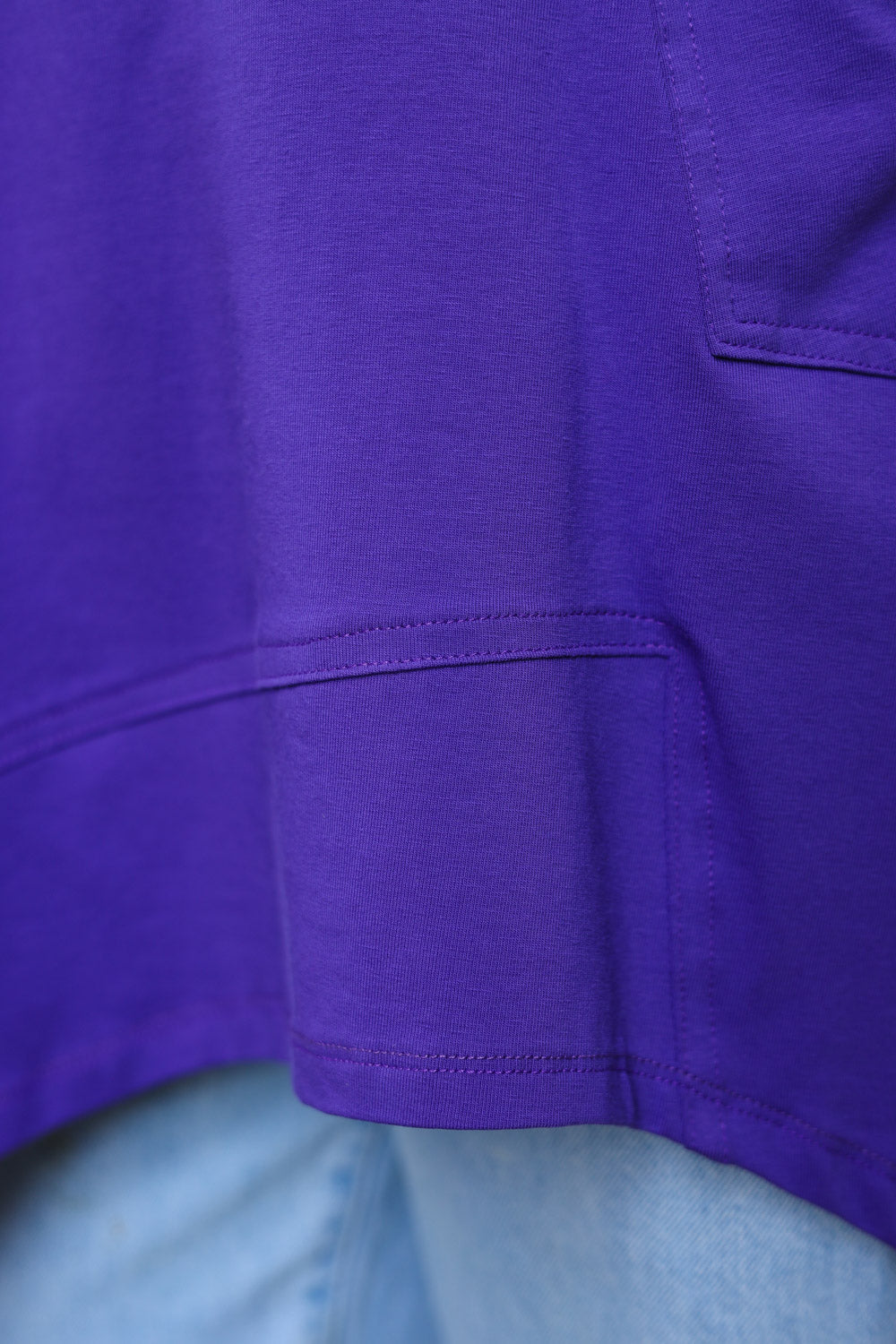 Cotton T-shirt Purple