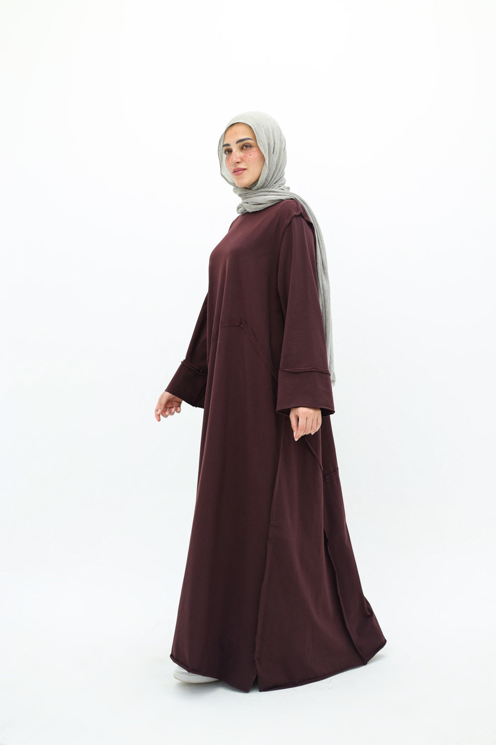 Muse Dress- Burgundy