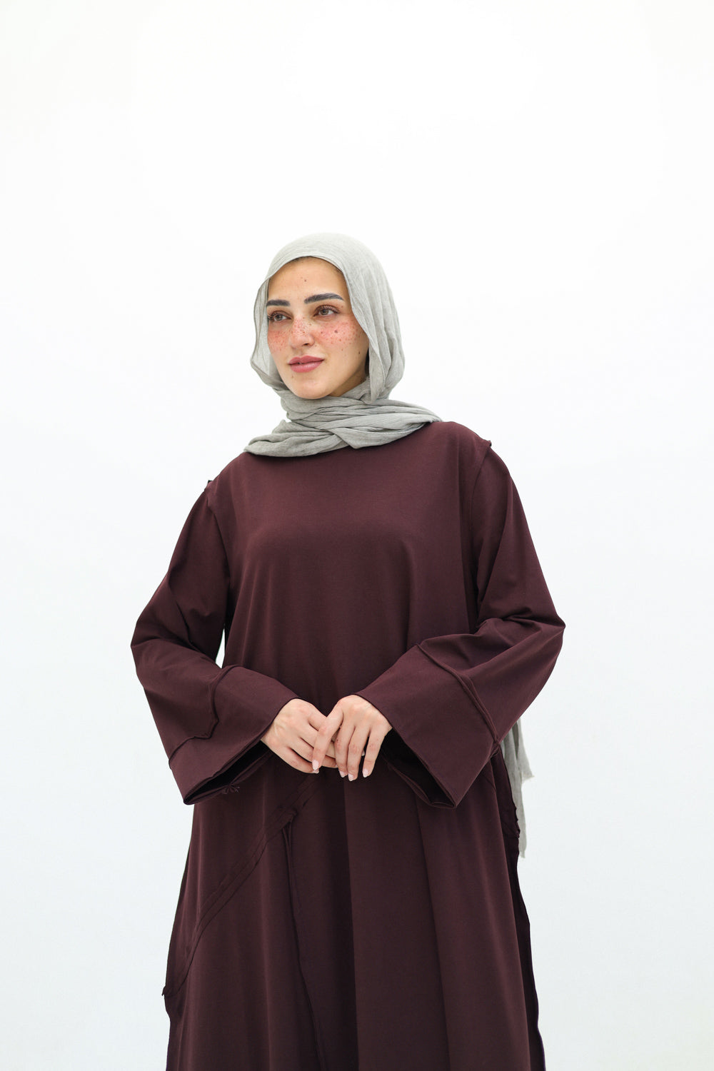 Muse Dress- Burgundy