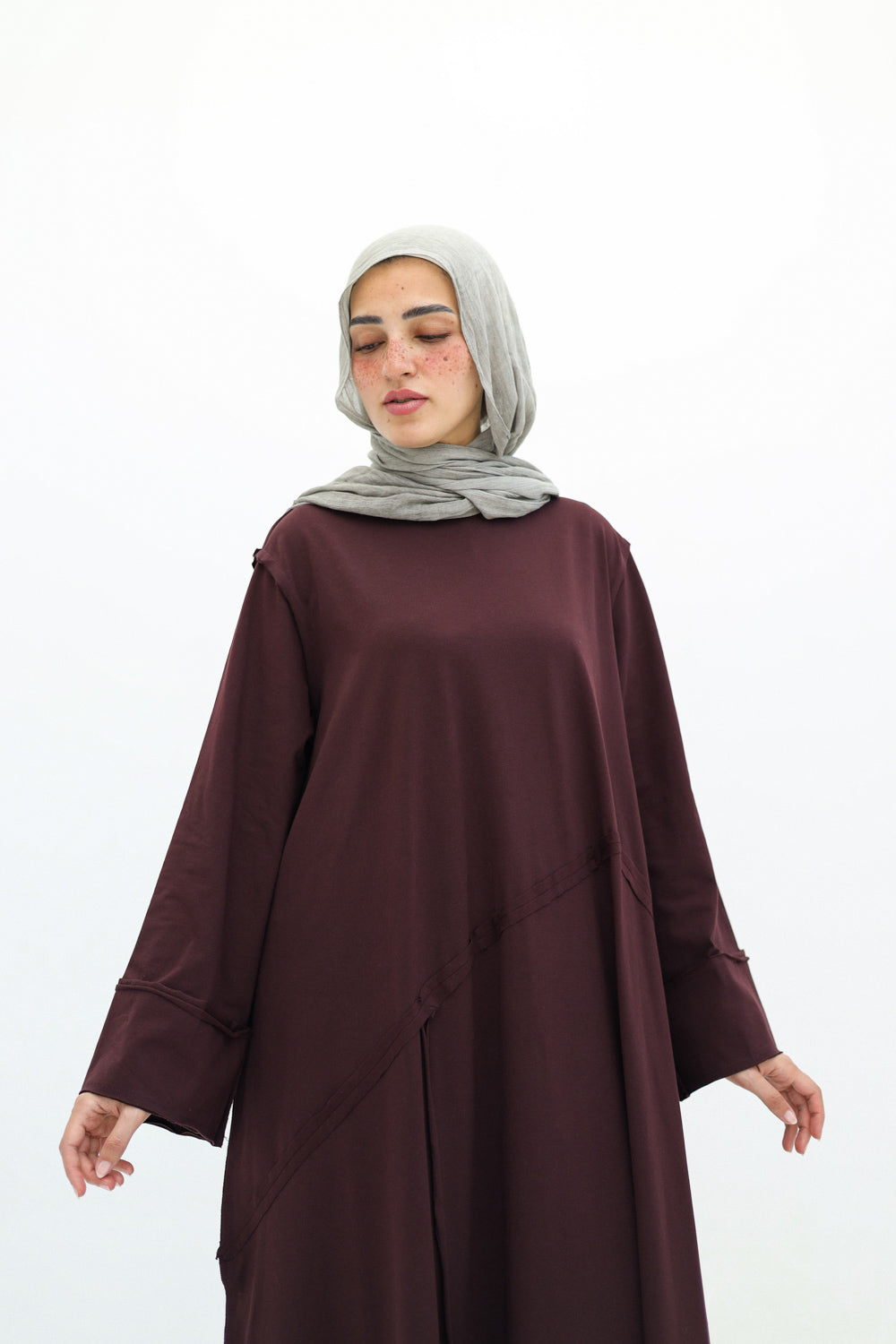 Muse Dress- Burgundy