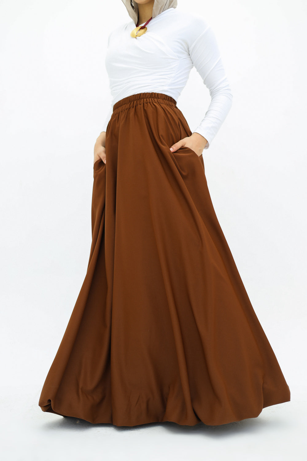 Bubble Skirt (Brown)