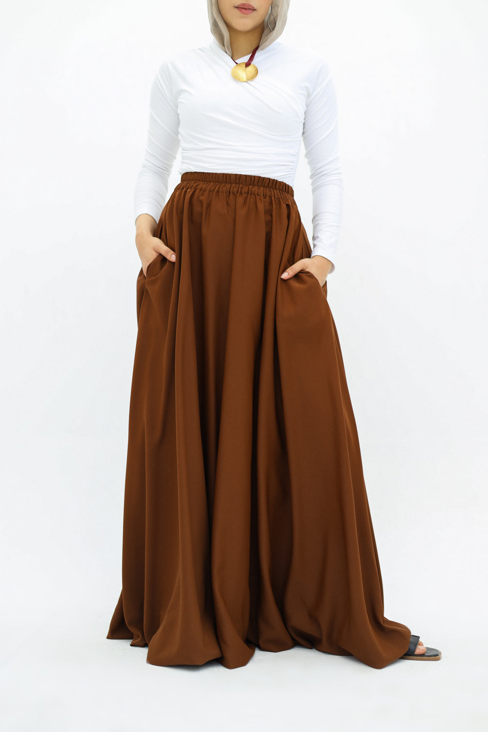 Bubble Skirt (Brown)