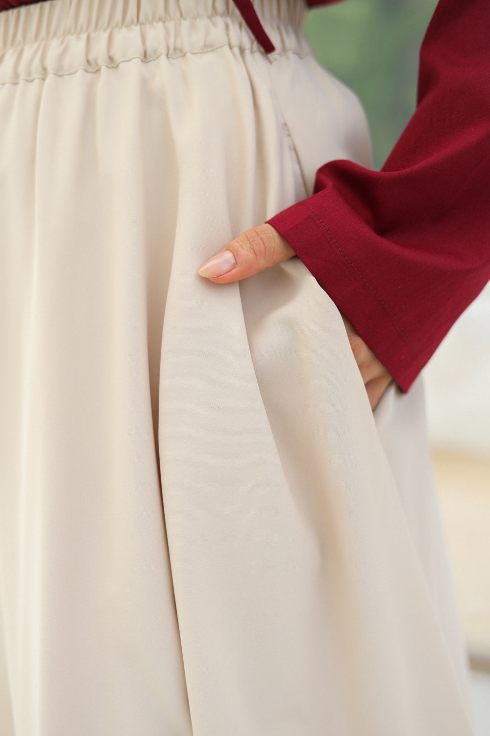 Bubble Skirt (Cream)