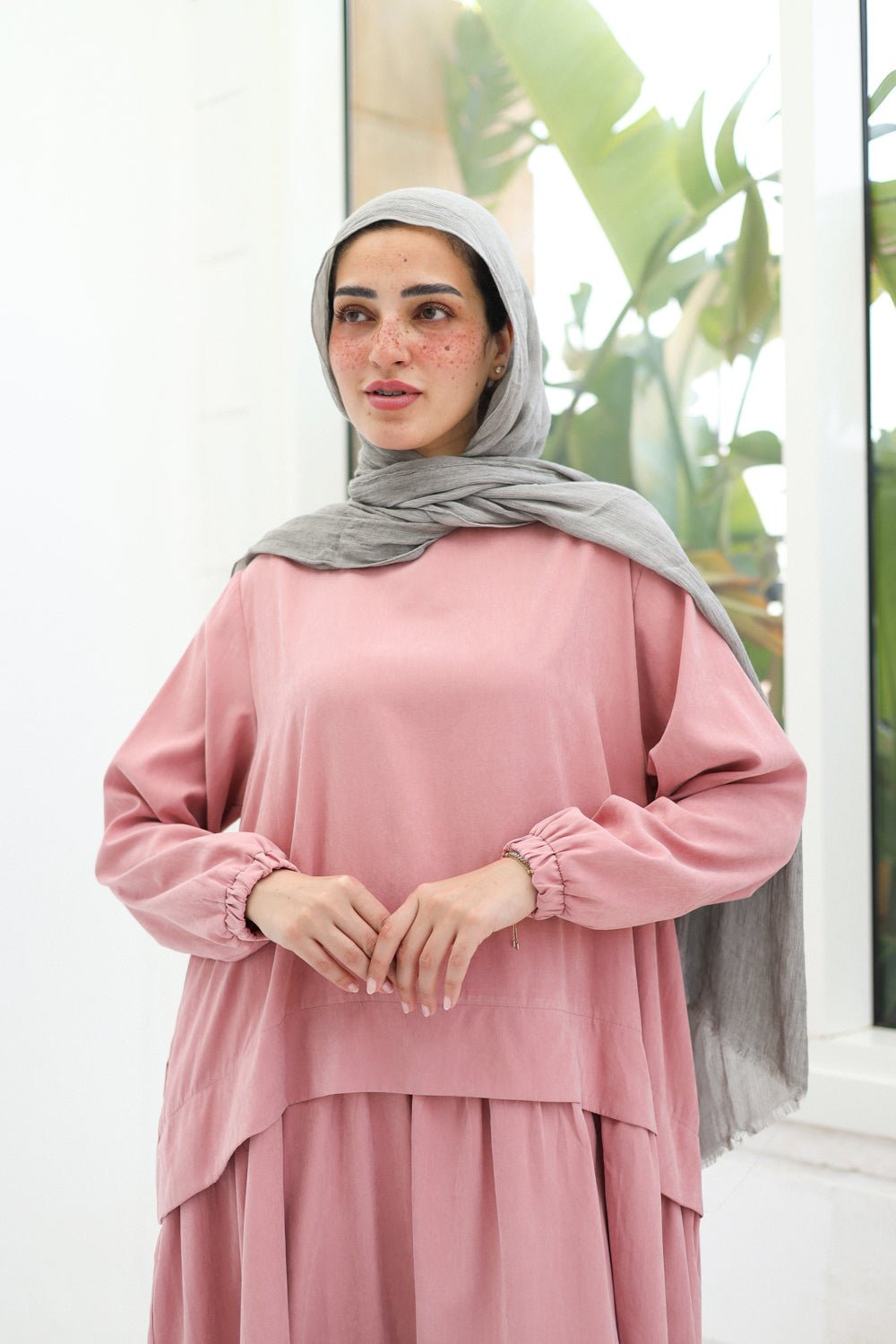 Motion dress- Pink