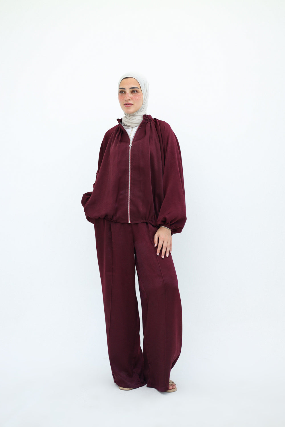 Air flow set- Burgundy