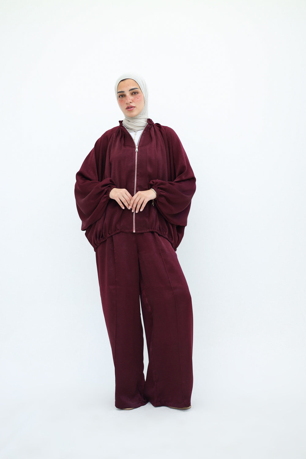 Air flow set- Burgundy