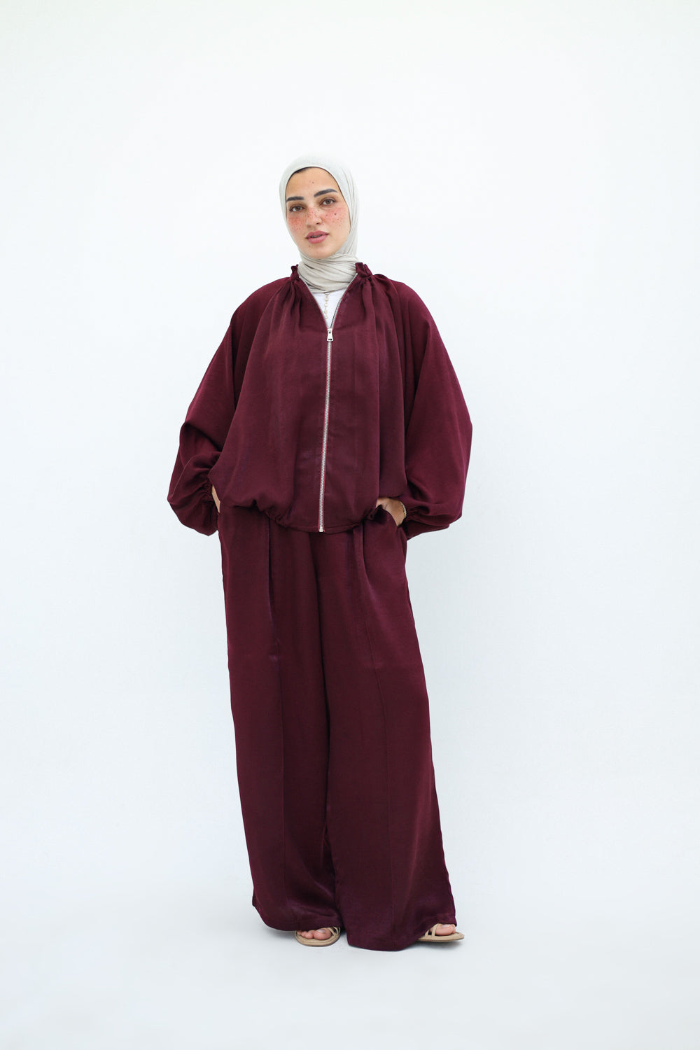 Air flow set- Burgundy