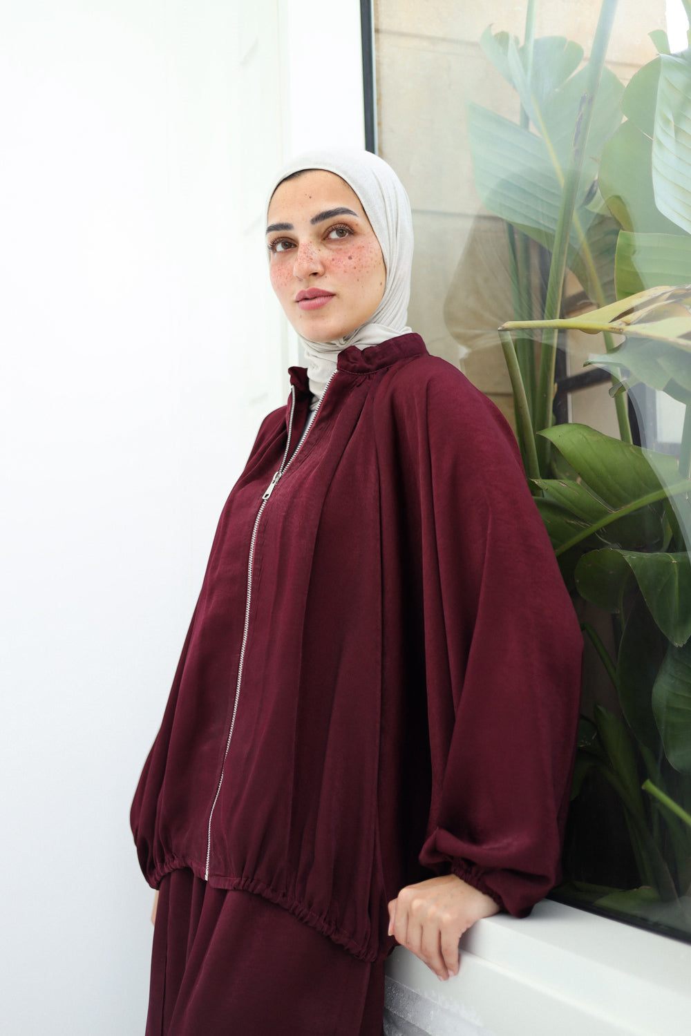 Air flow set- Burgundy