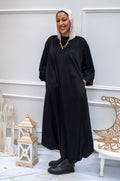 Velvet Balloon dress (Black)