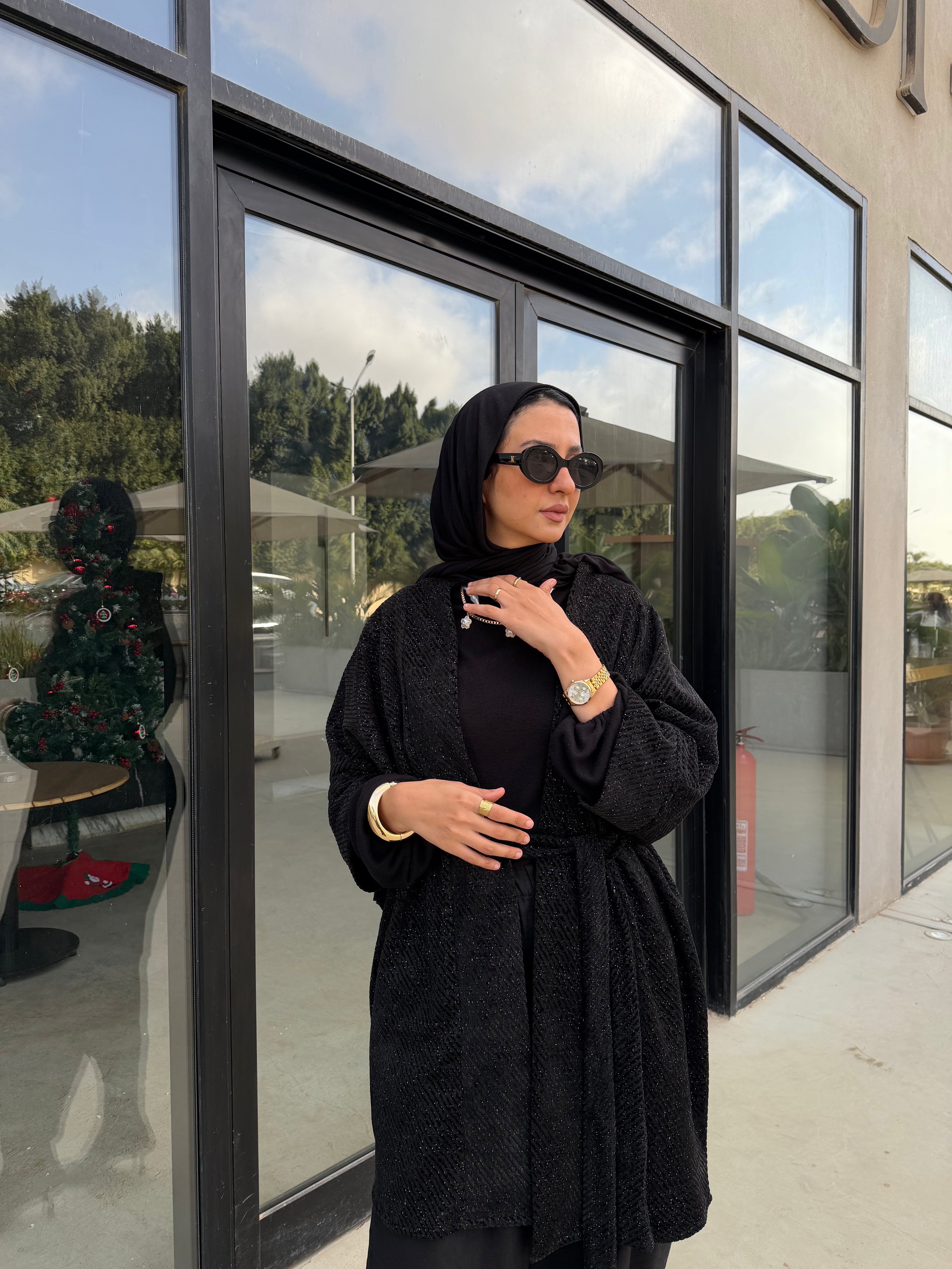 Velvet Cardigan (Black)