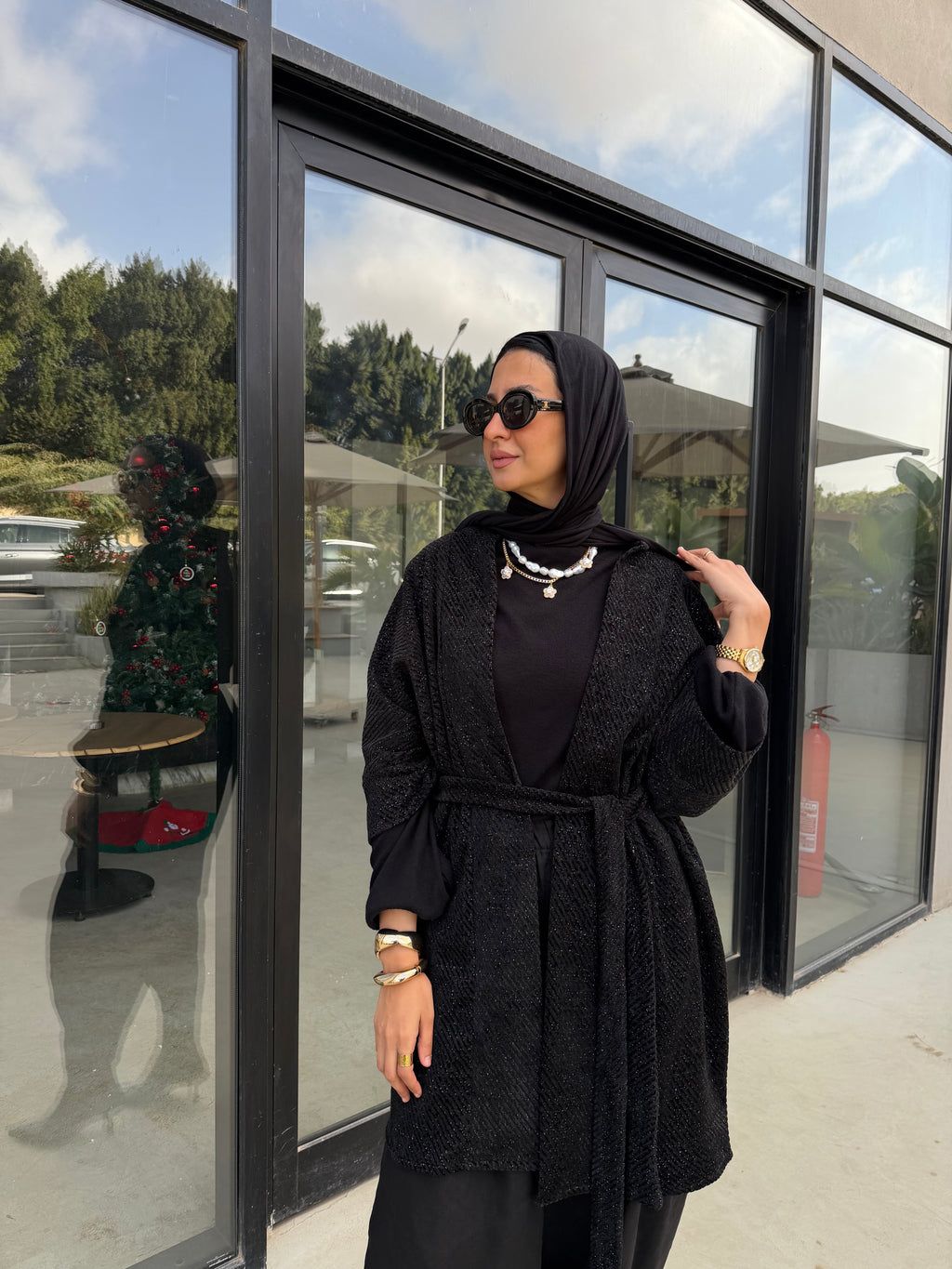 Velvet Cardigan (Black)