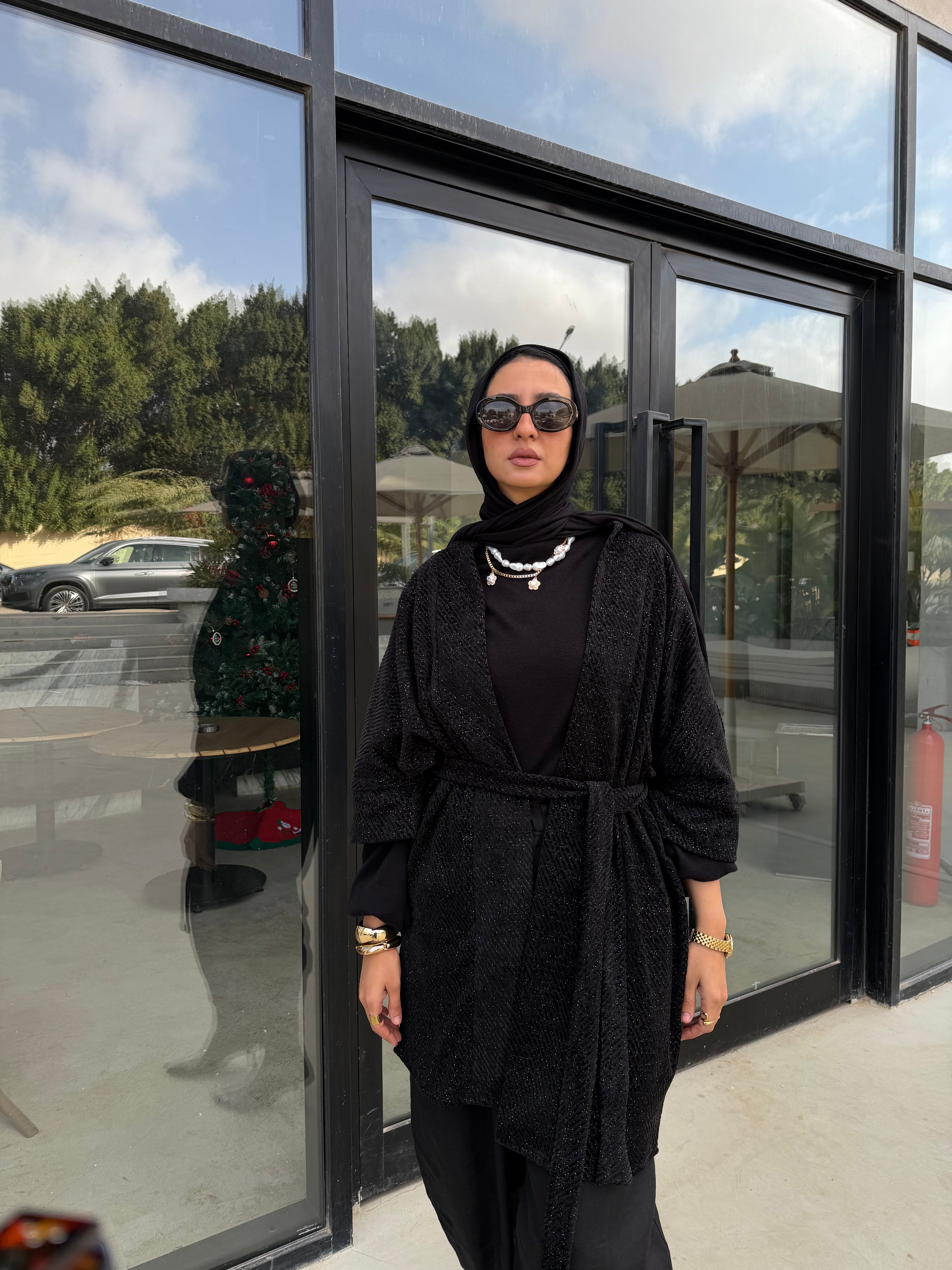 Velvet Cardigan (Black)