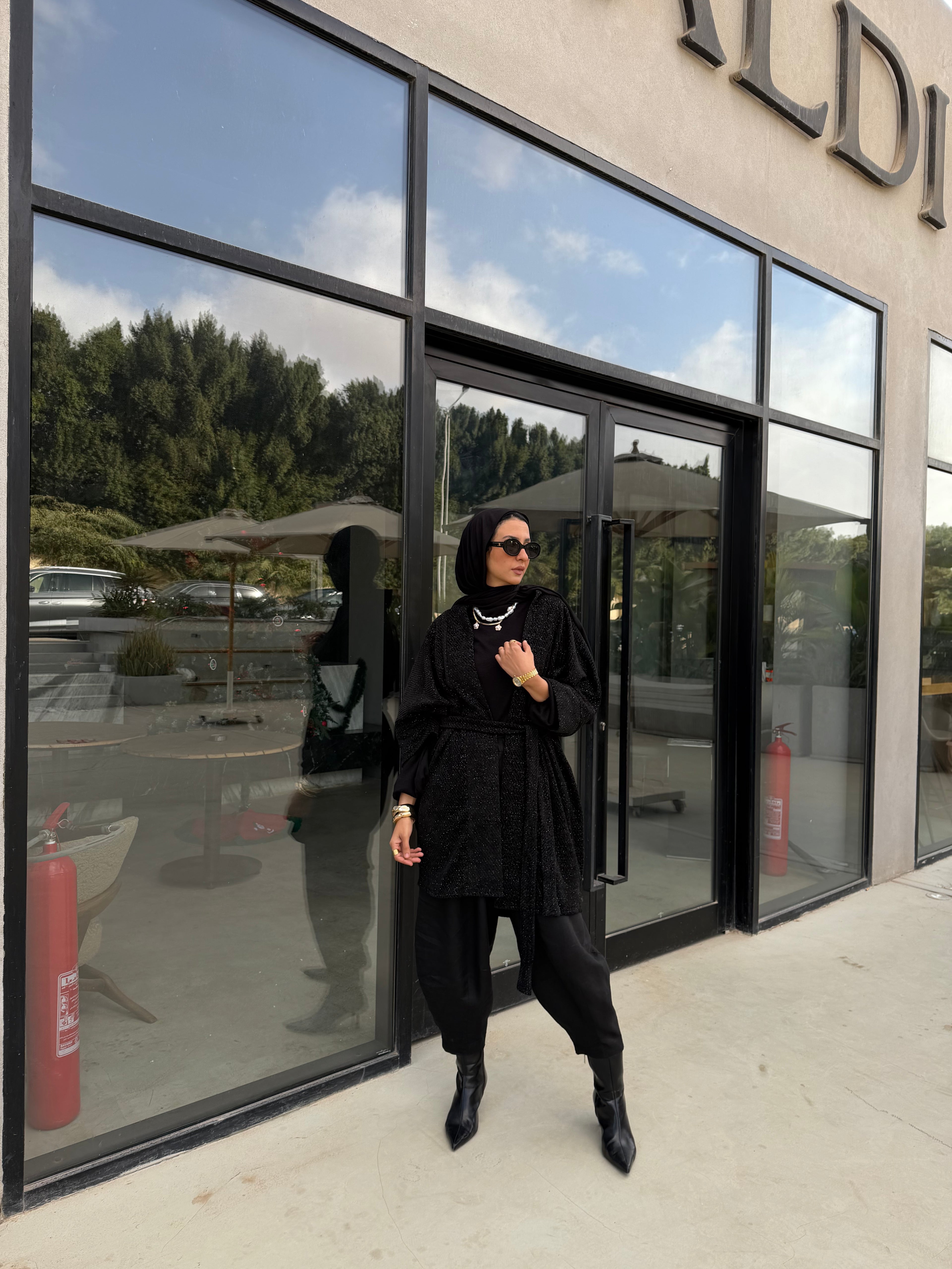 Velvet Cardigan (Black)