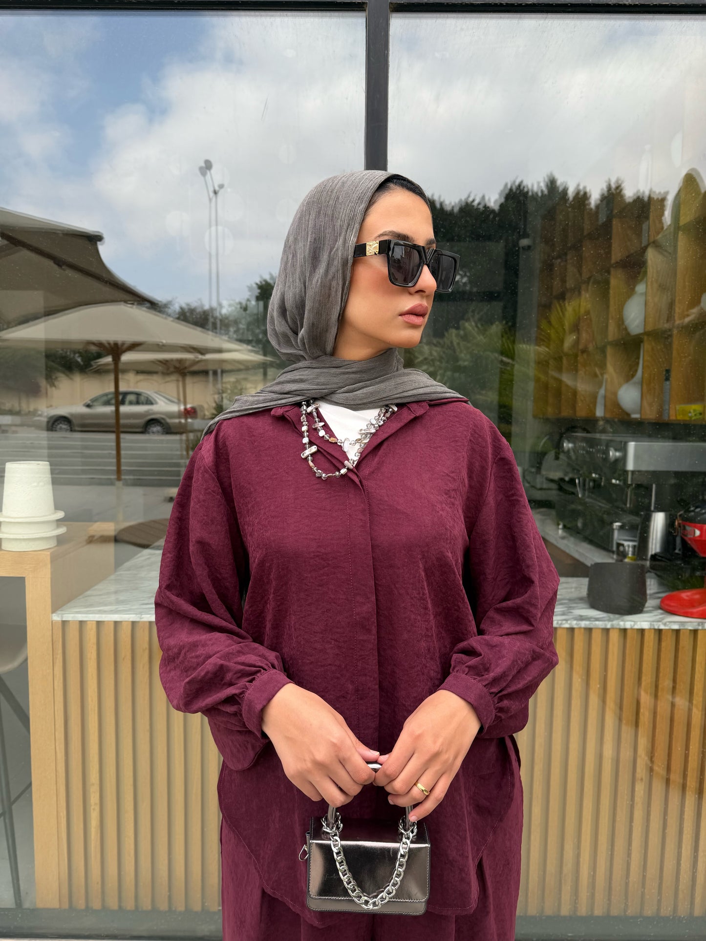 The Puffy set - Burgundy