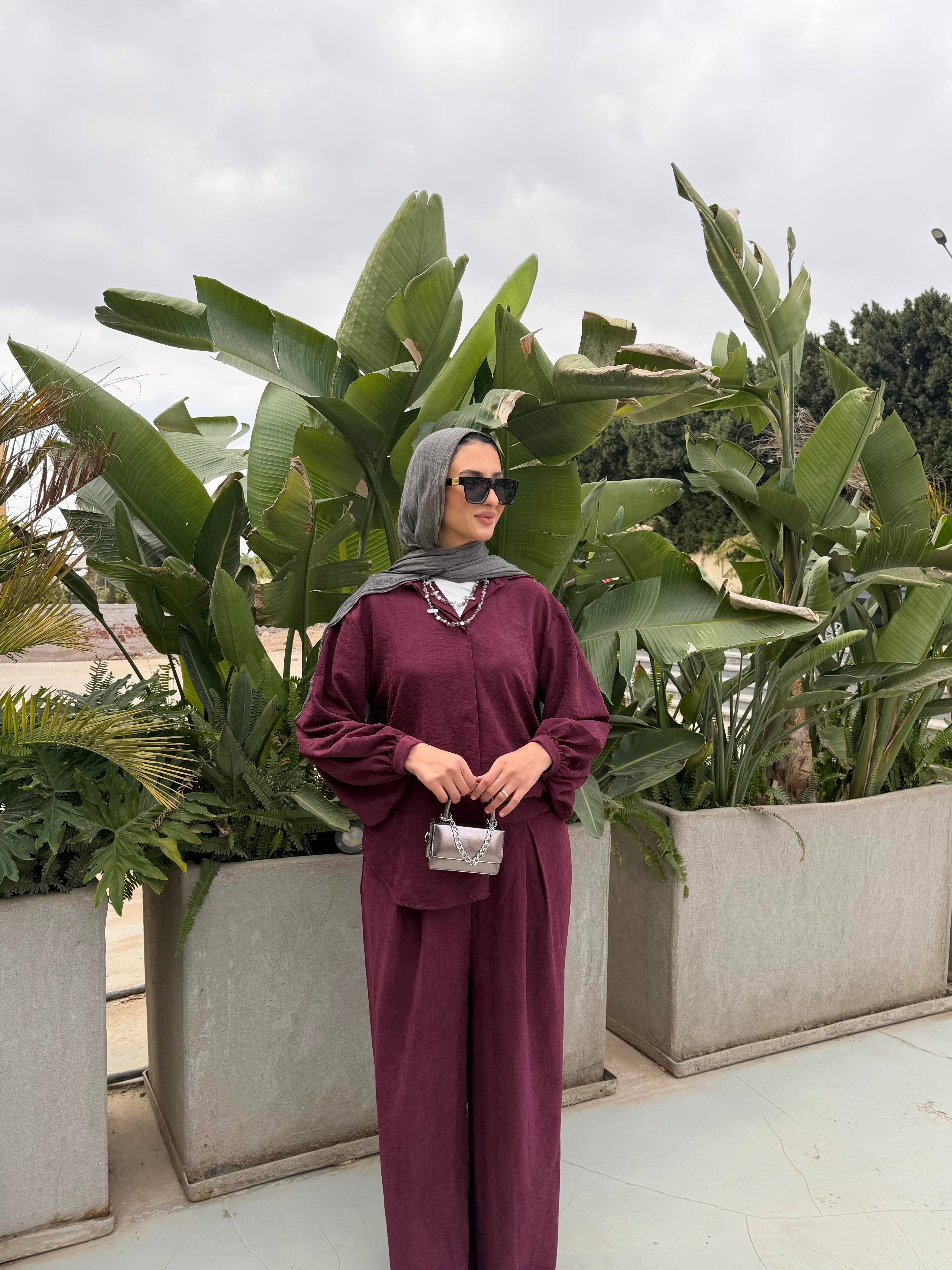 The Puffy set - Burgundy