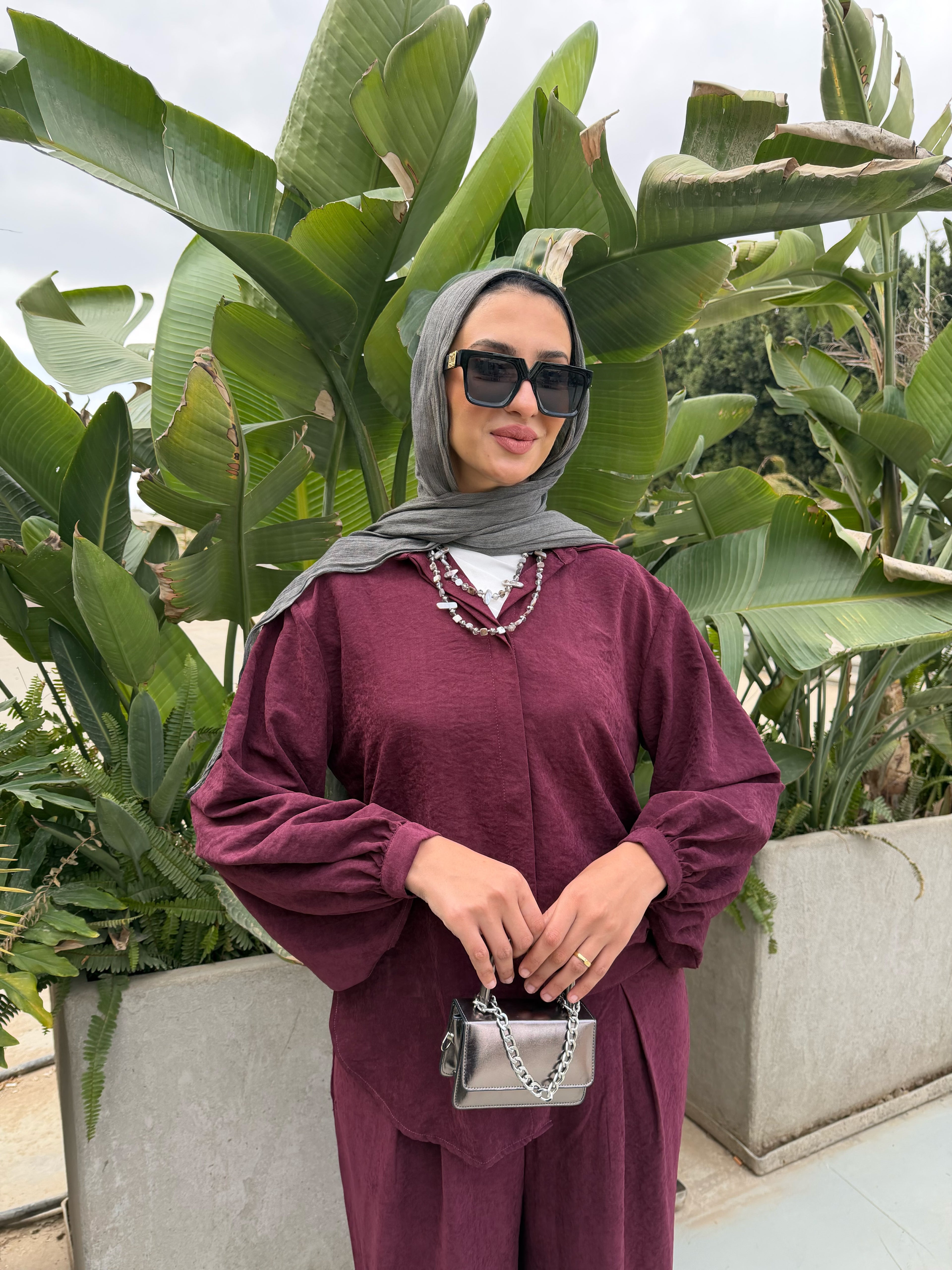 The Puffy set - Burgundy