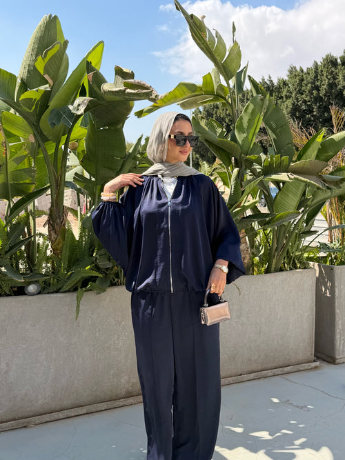 Air flow set- Navy blue