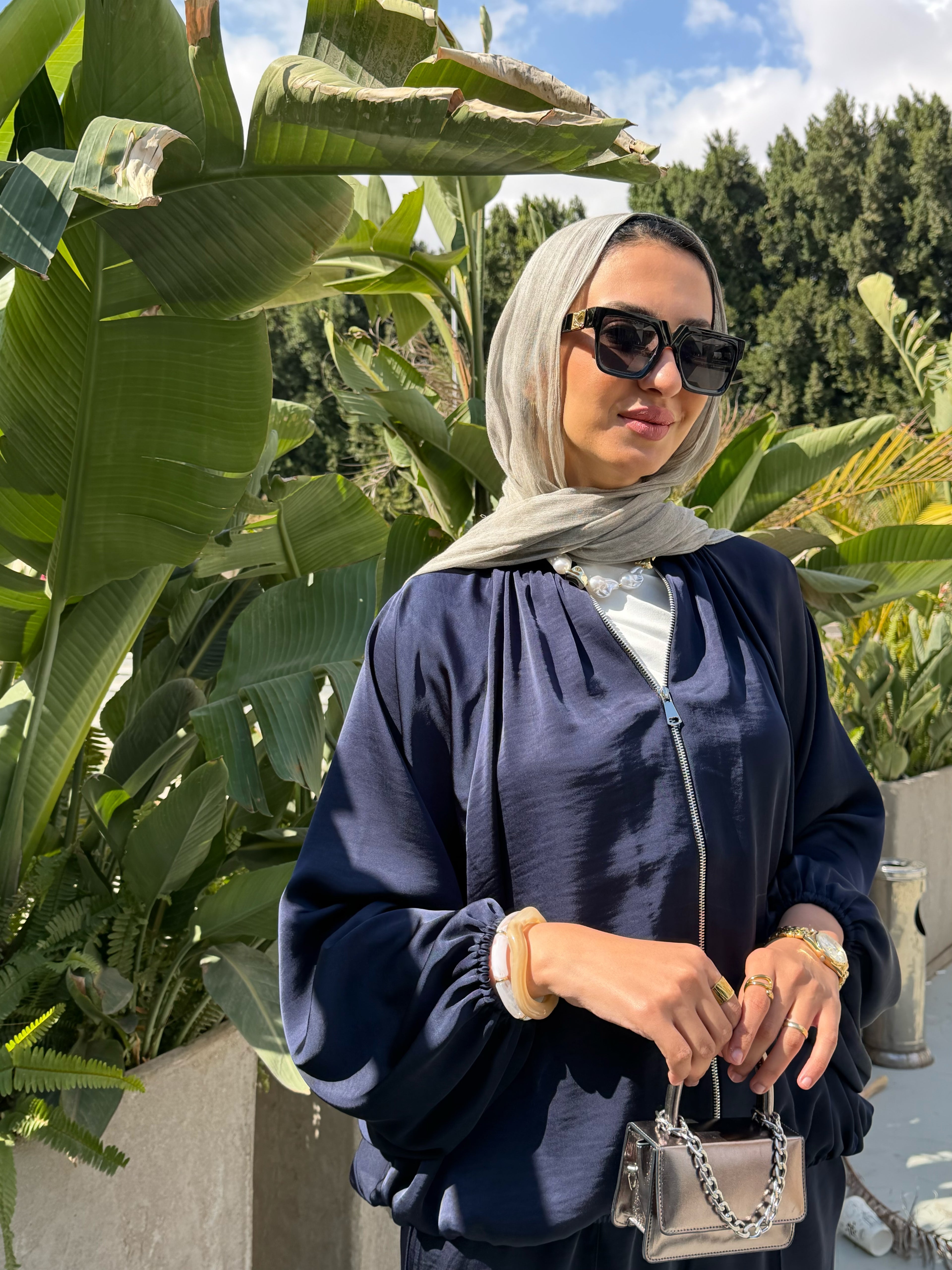 Air flow set- Navy blue