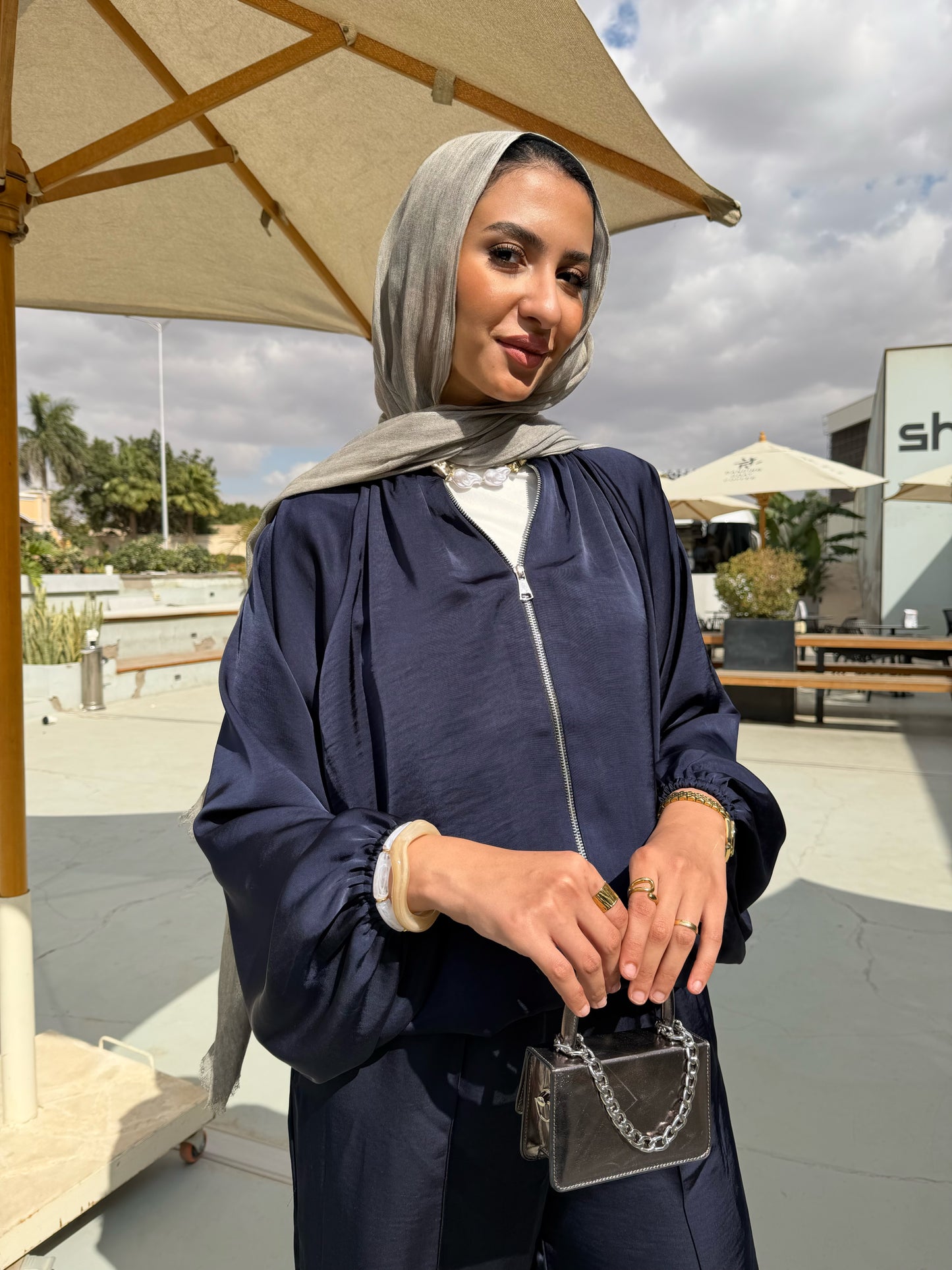 Air flow set- Navy blue