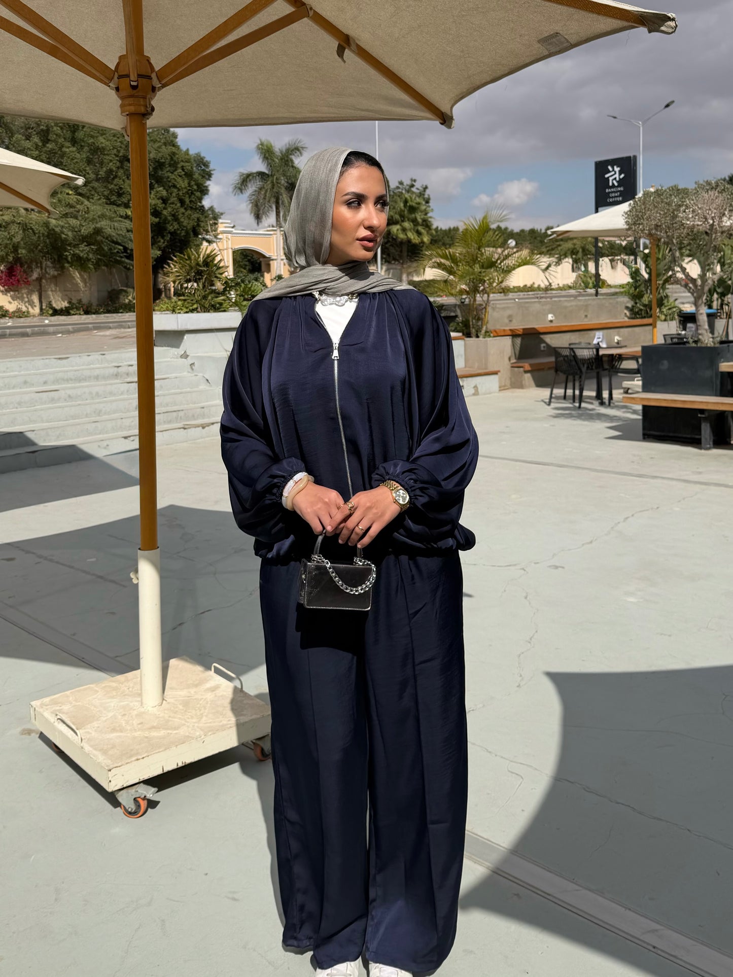 Air flow set- Navy blue