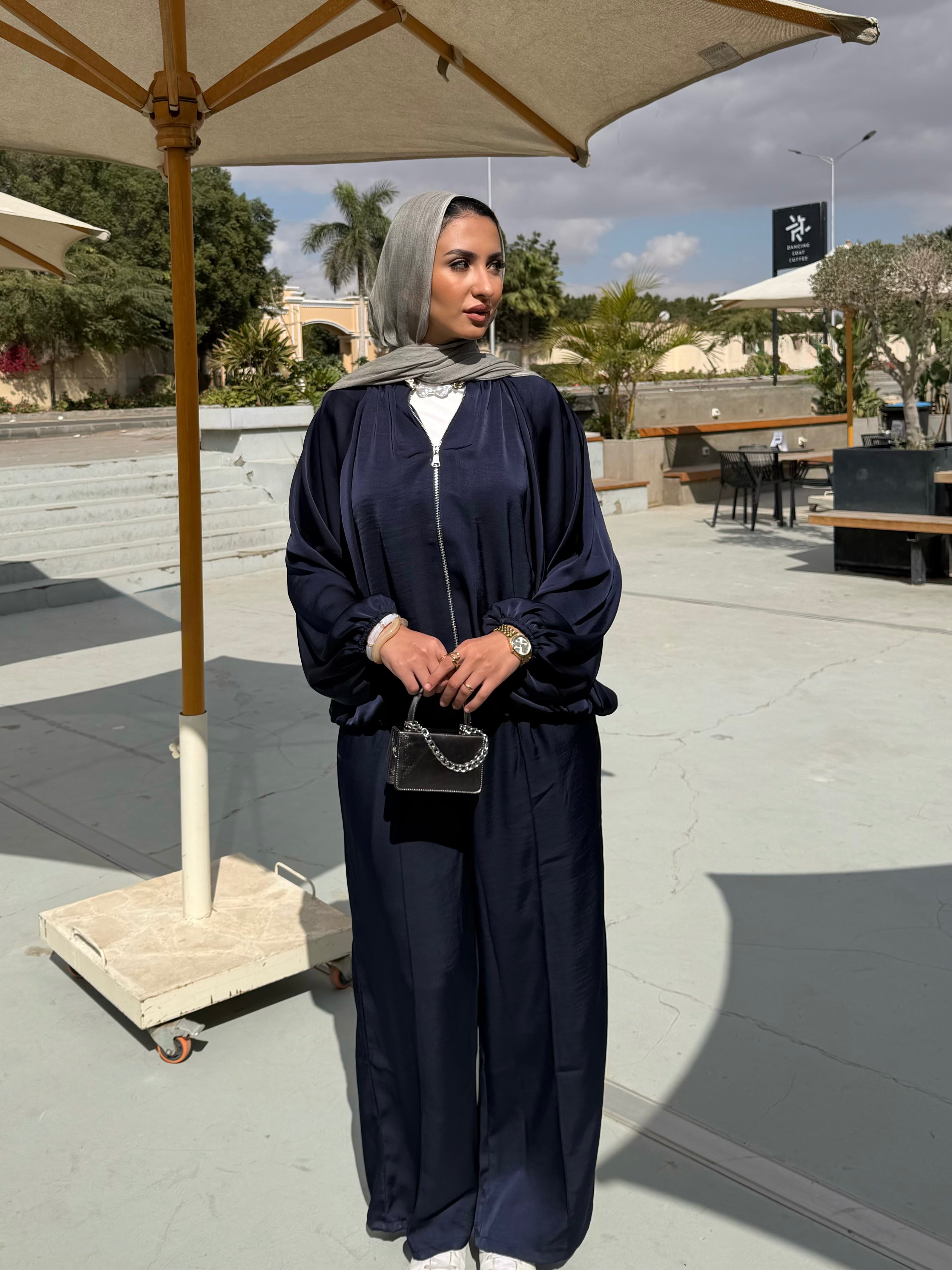 Air flow set- Navy blue