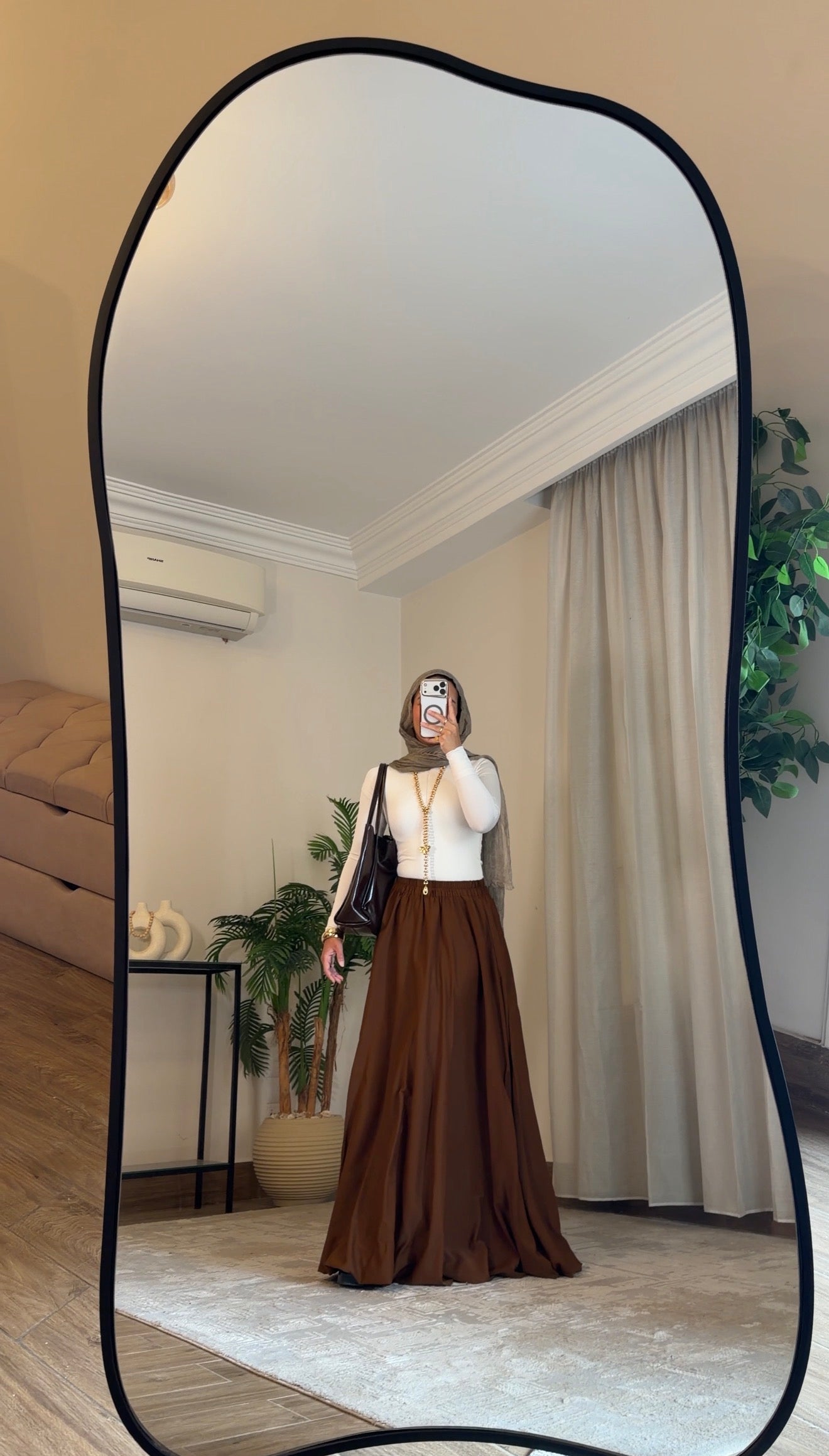 Bubble Skirt (Brown)