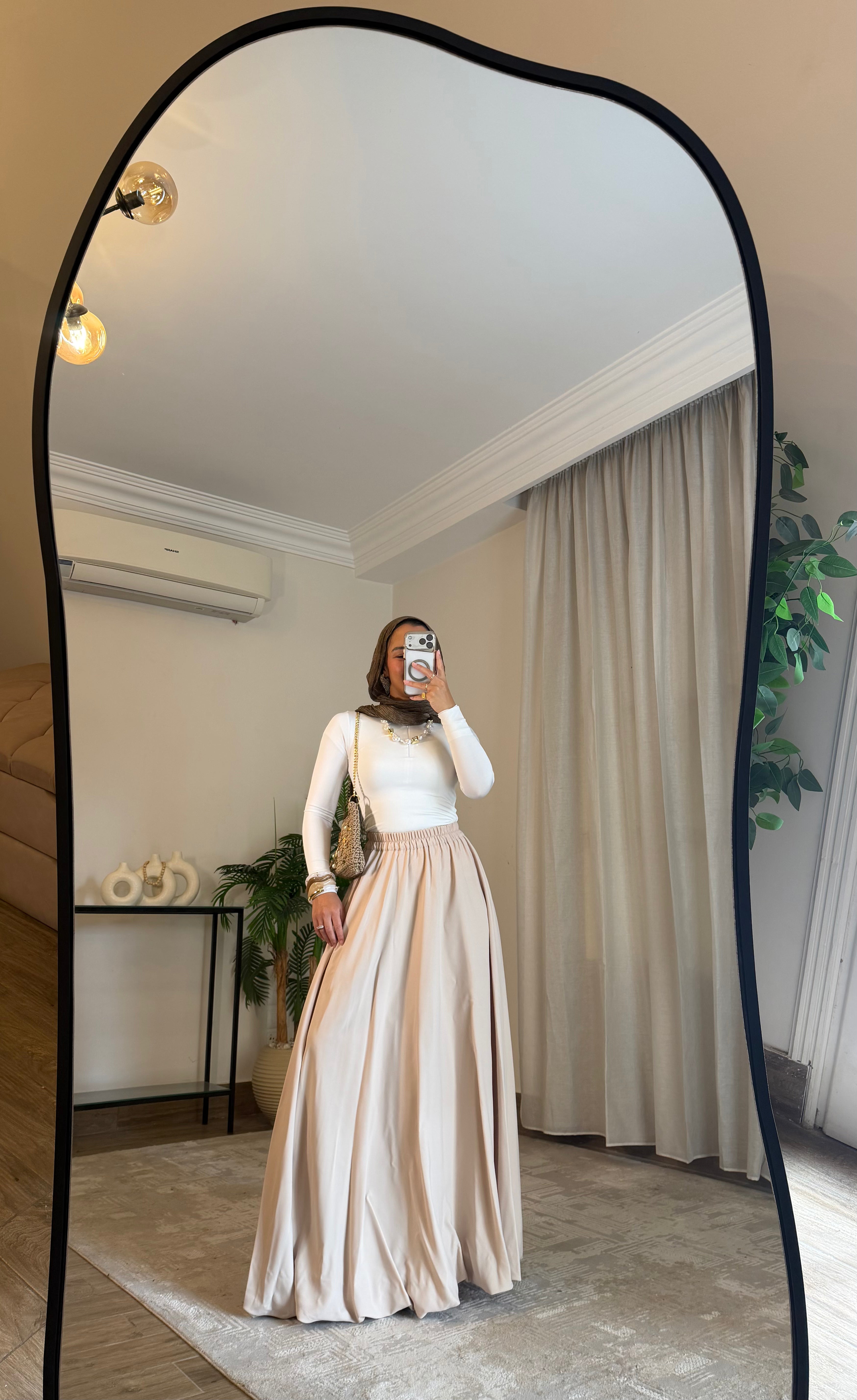 Bubble Skirt (Cream)