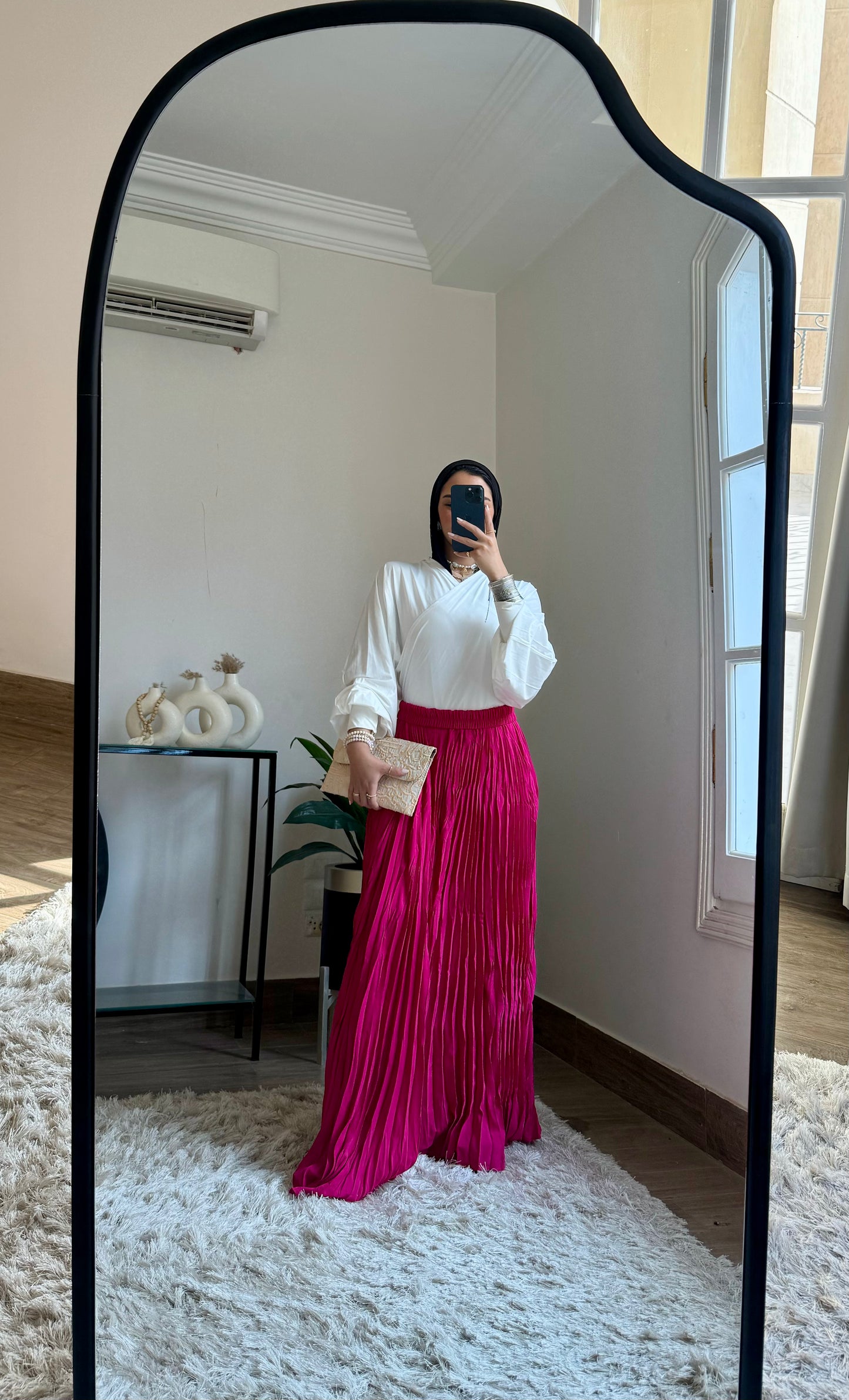 Crush Skirt - Fushia