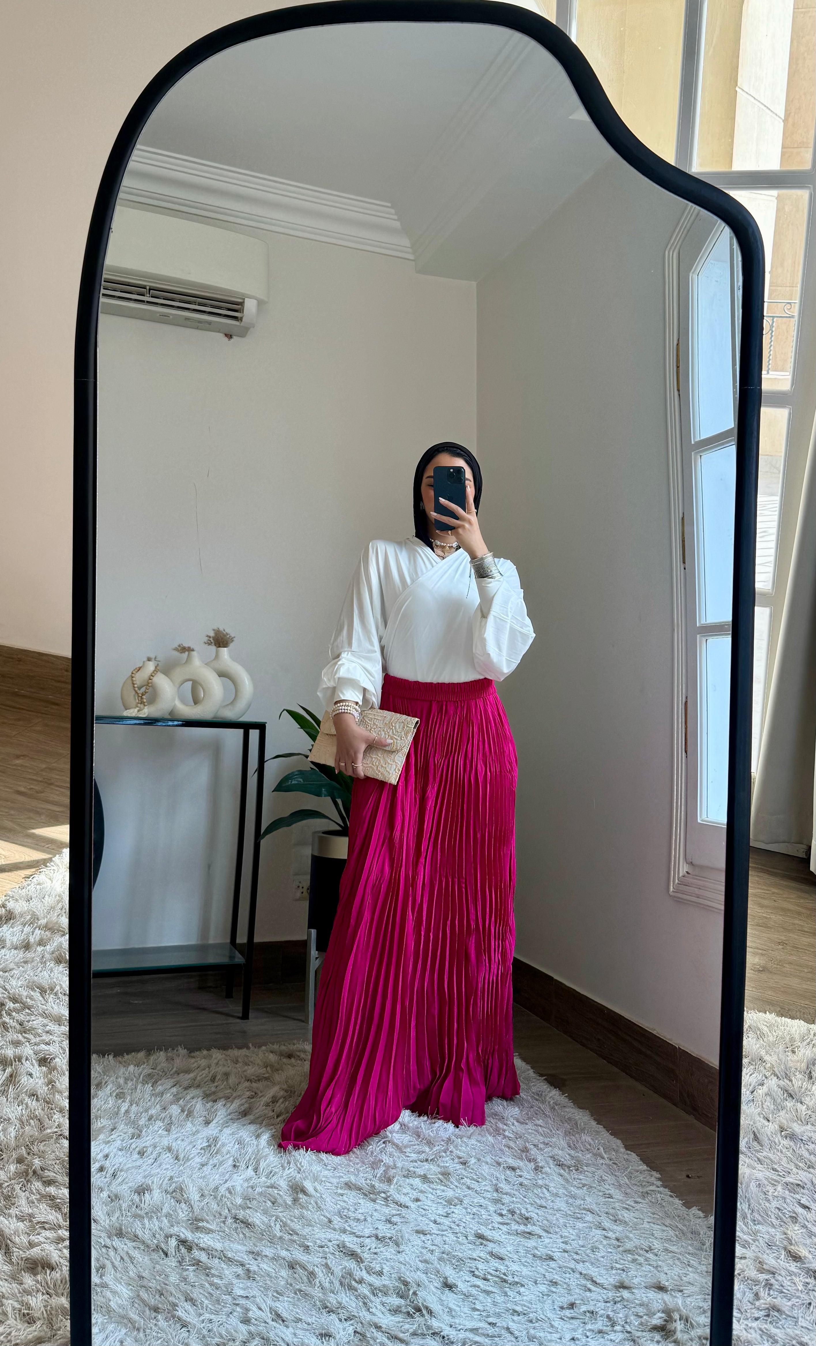 Crush Skirt - Fushia