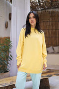 Essential knit top - Yellow