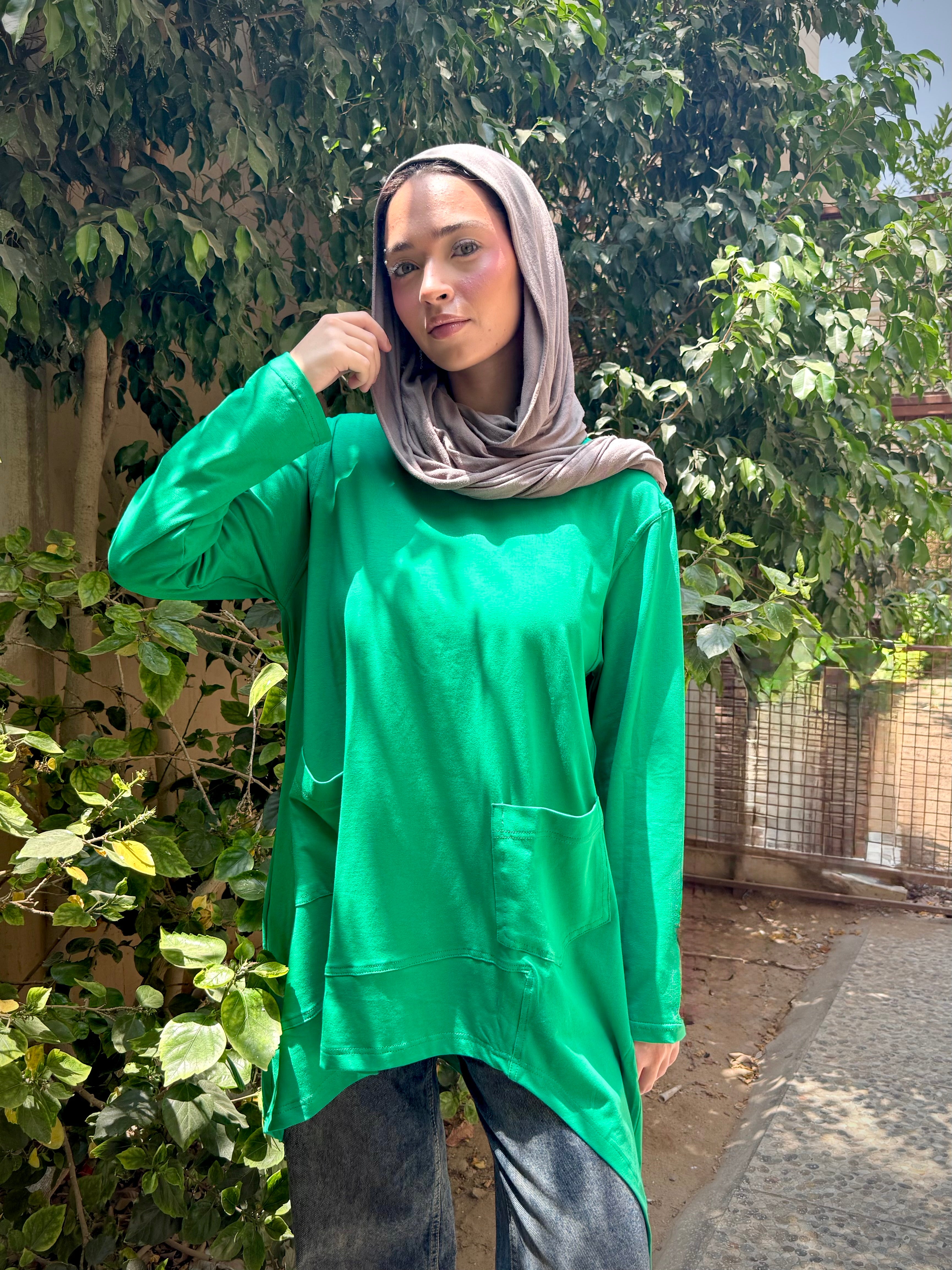 Cotton T-shirt Green