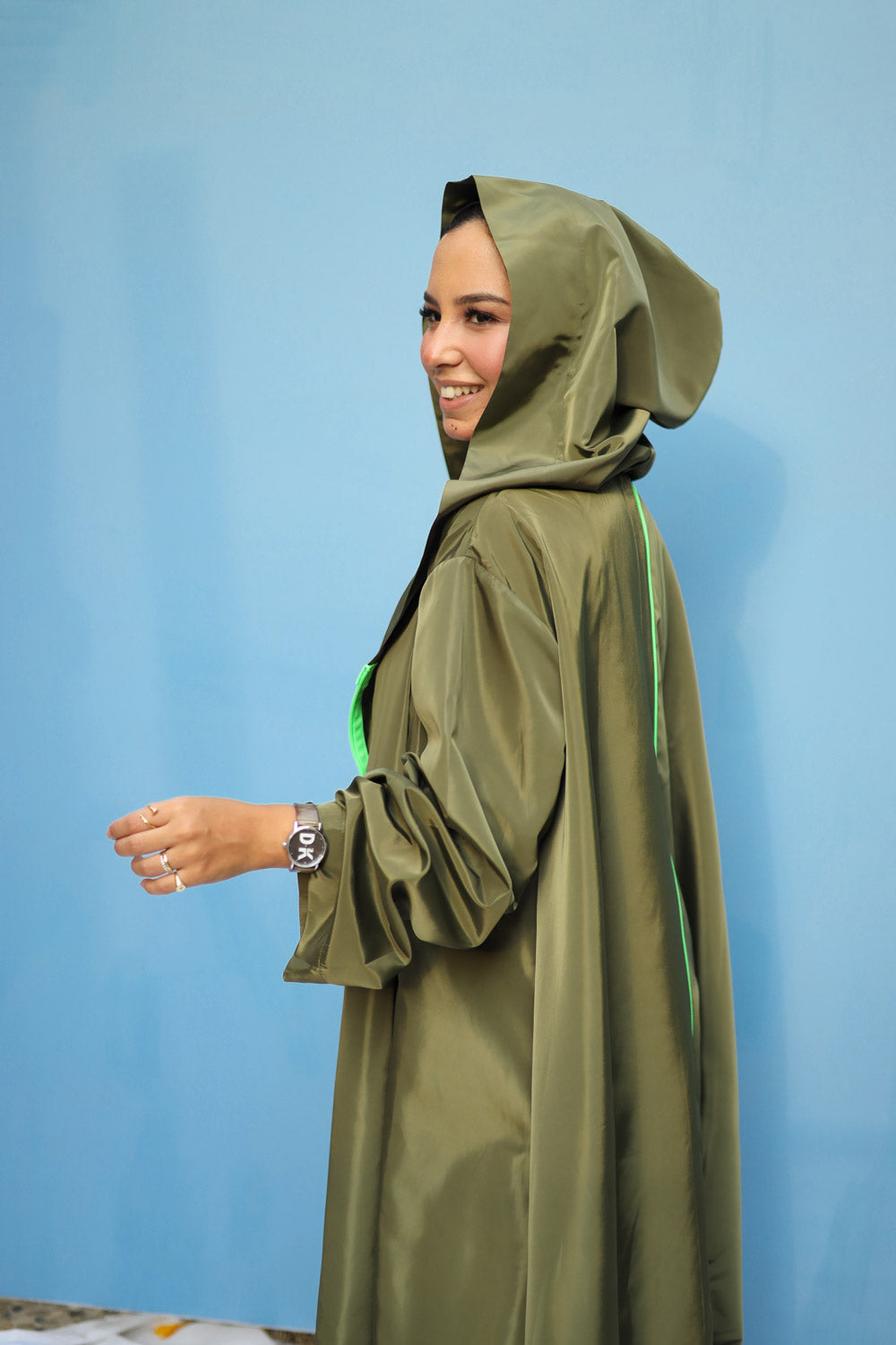 Rain Coat (Olive)