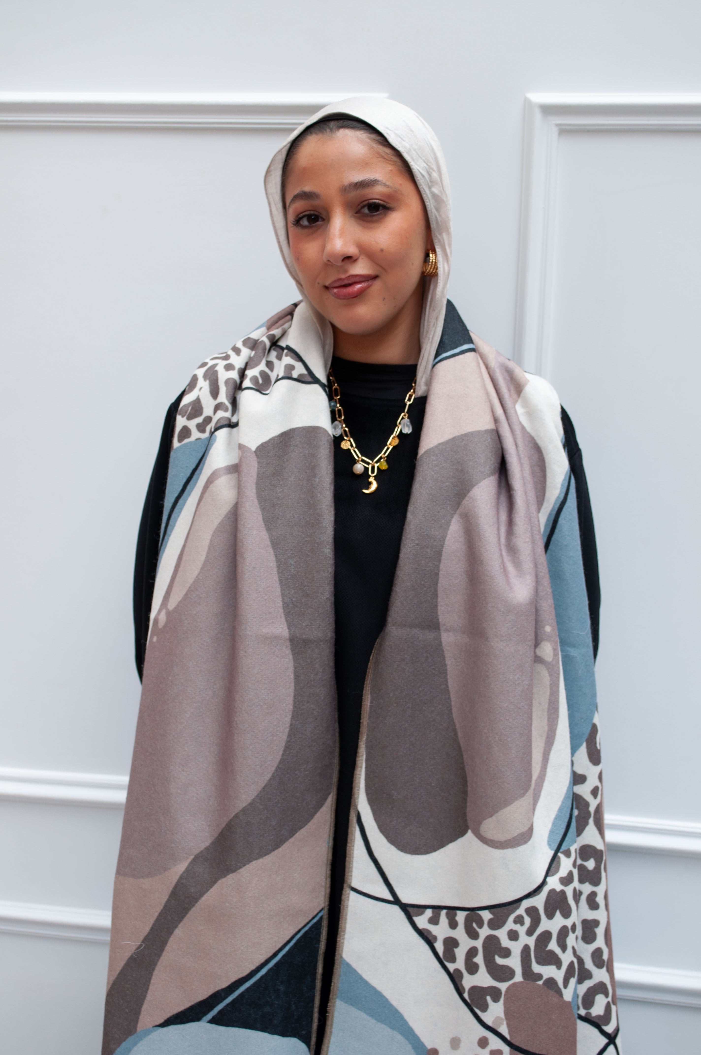 Leopard (wool scarf)