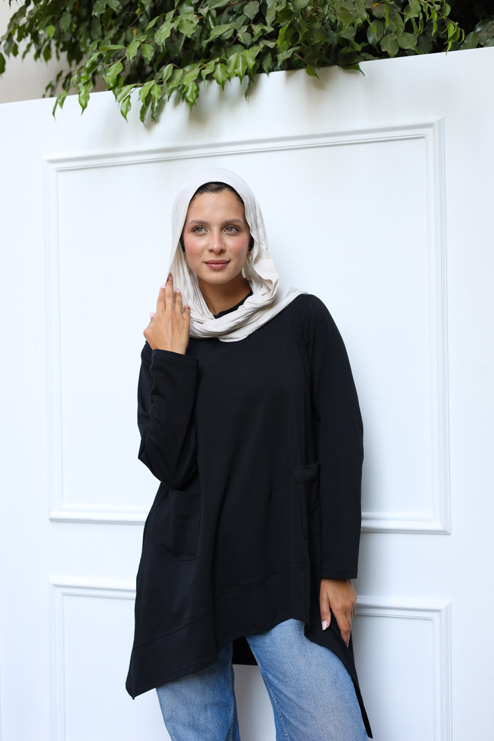 Cotton T-shirt Black