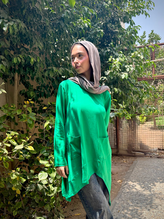 Cotton T-shirt Green
