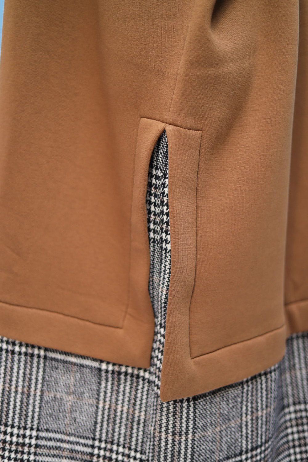 Cocoon Brown- Oversized dress shirt