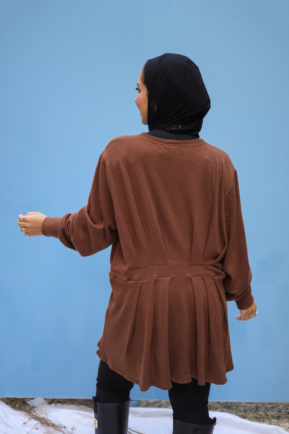 Velora Top- Brown