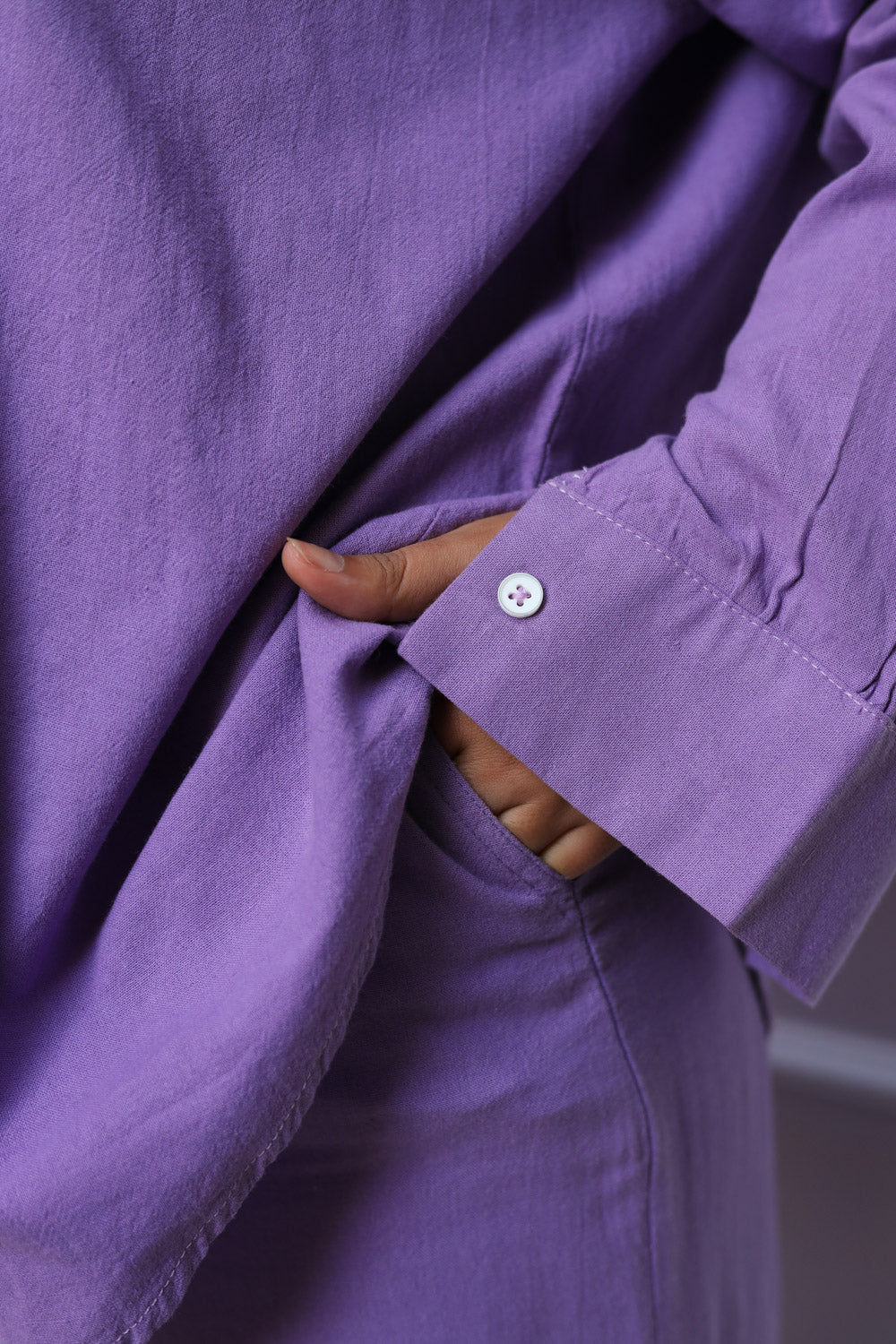 Essential linen Set-Lilac