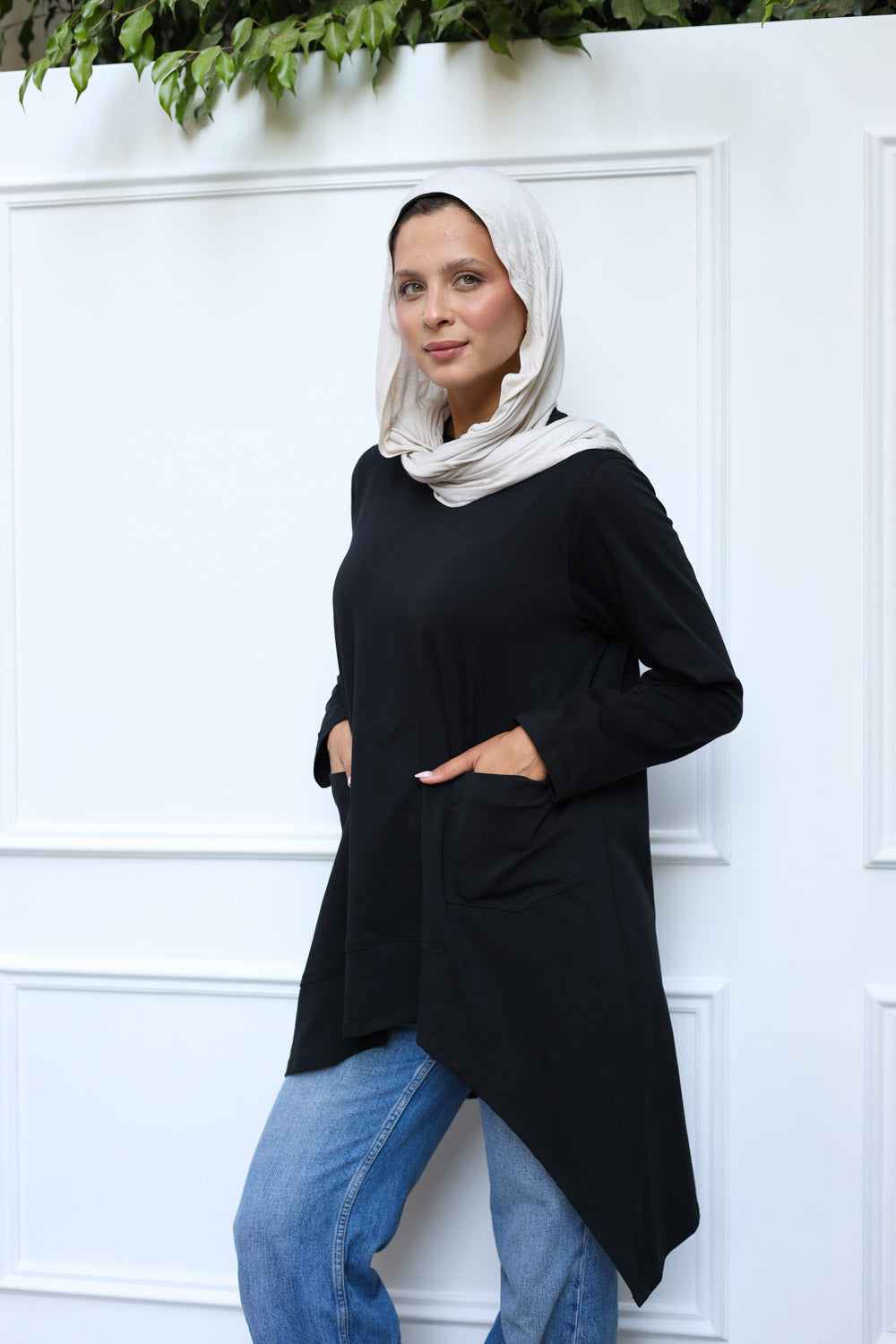 Cotton T-shirt Black
