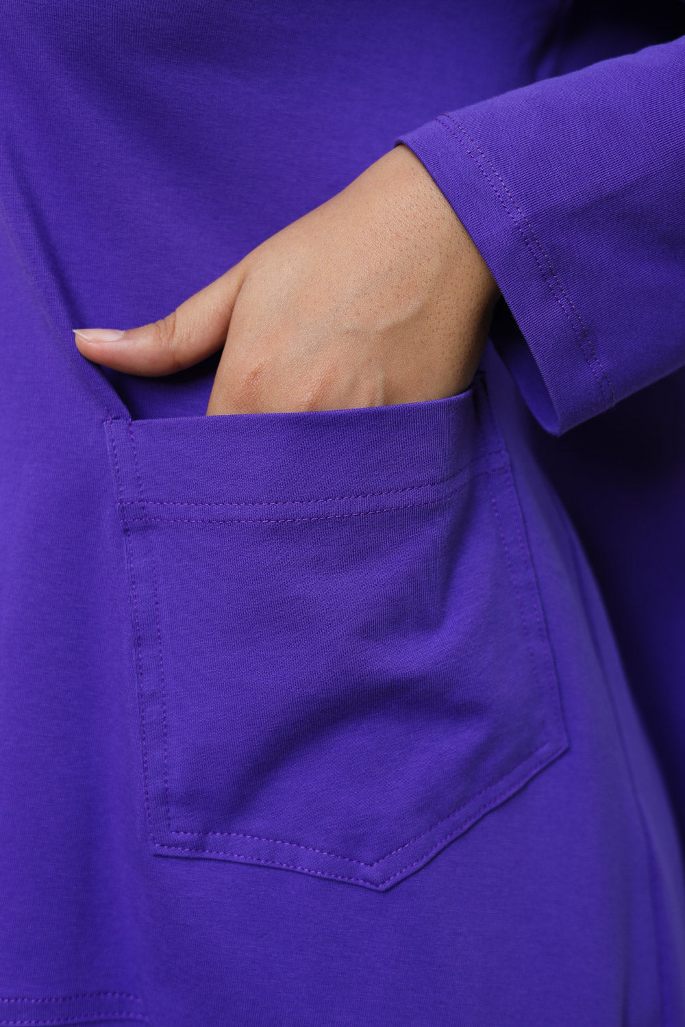 Cotton T-shirt Purple