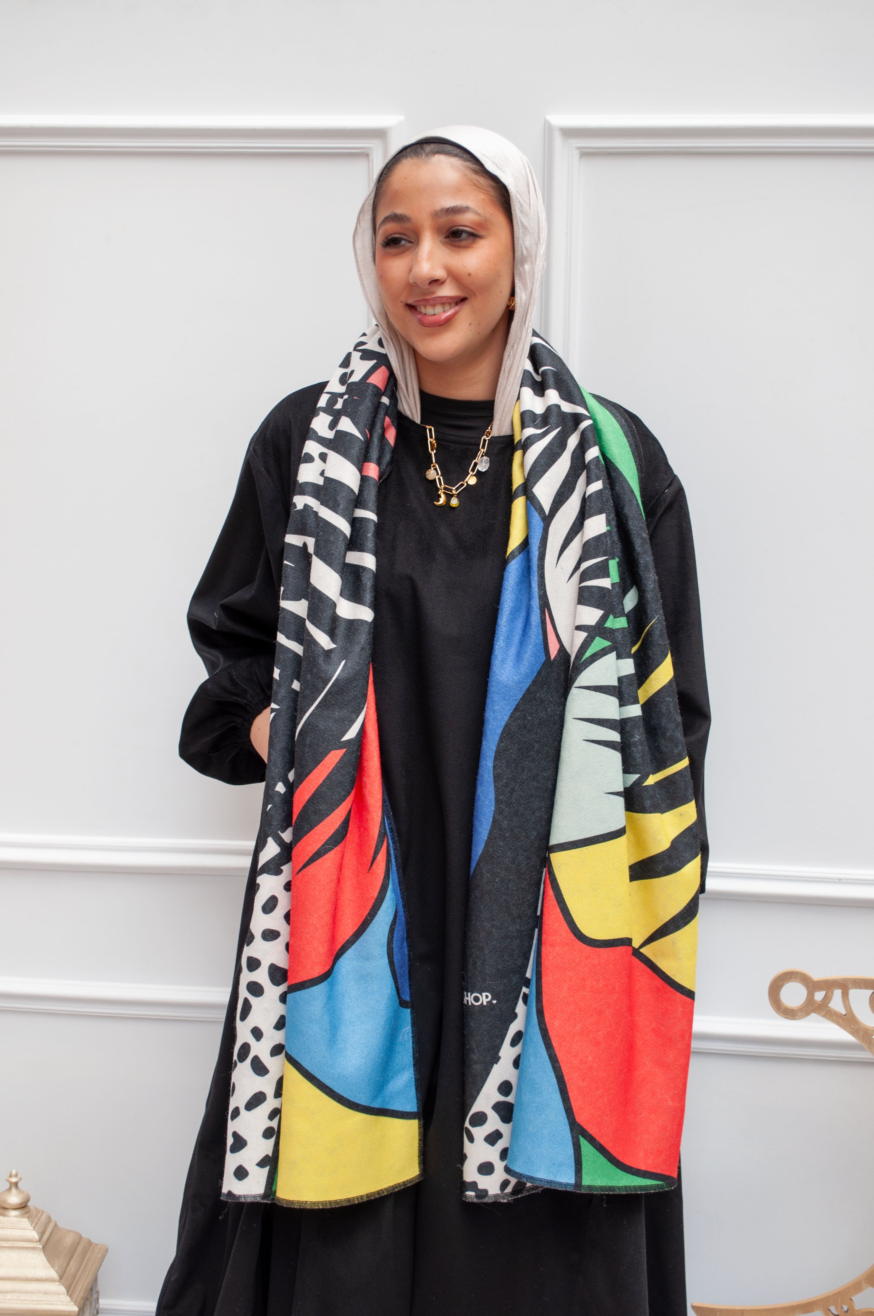 Palm trees (Wool Scarf)