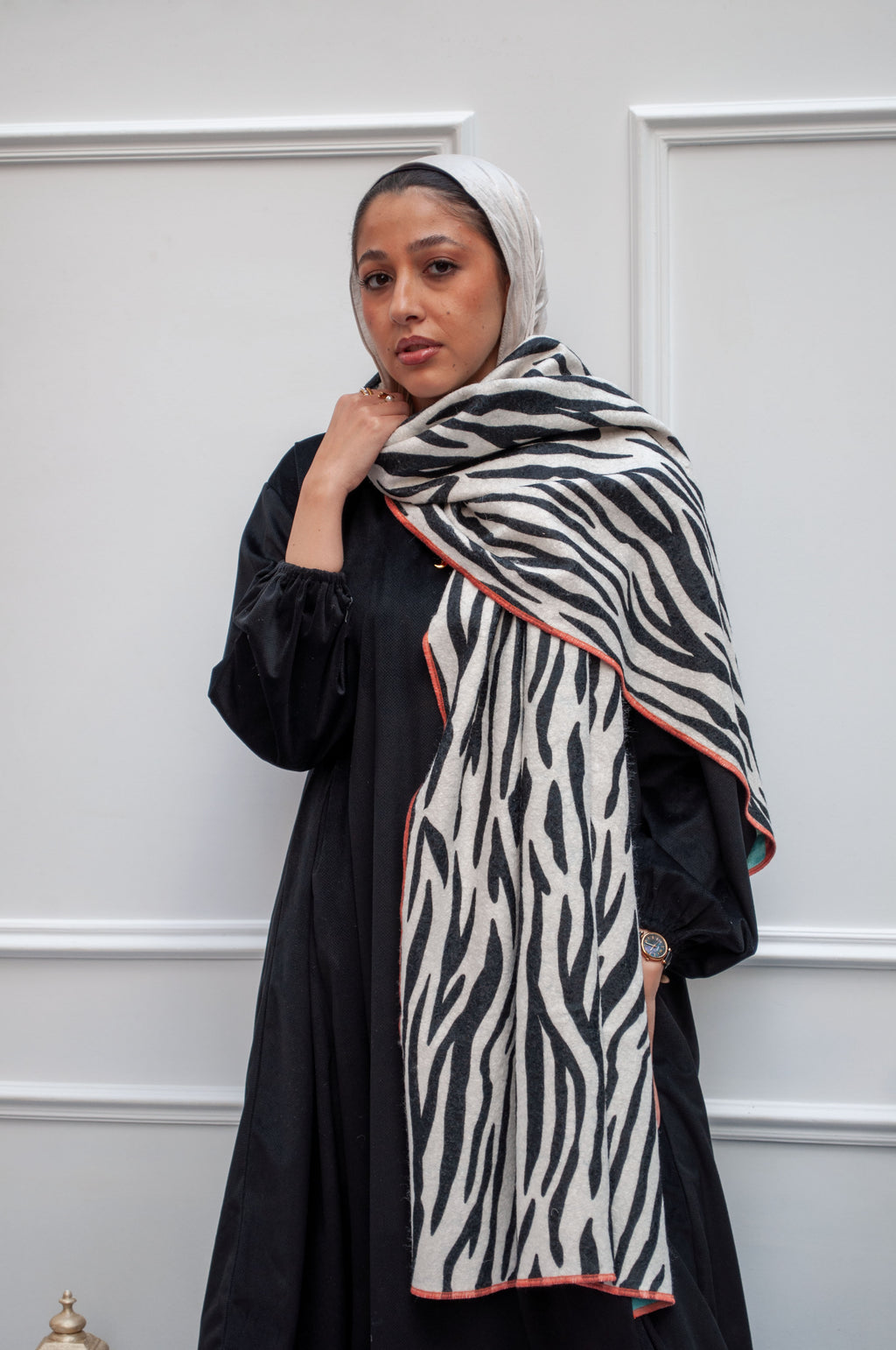 Zebra (Wool Scarf)